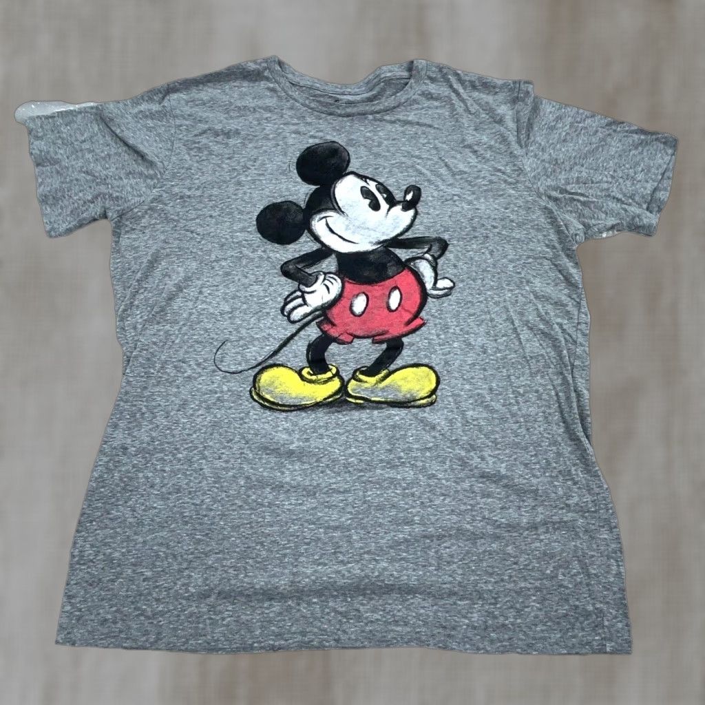 Disney Disney Shirt Men XL Gray Tee Mickey Mouse Walt World Vintage? Size US XL / EU 56 / 4 - 1 Thumbnail