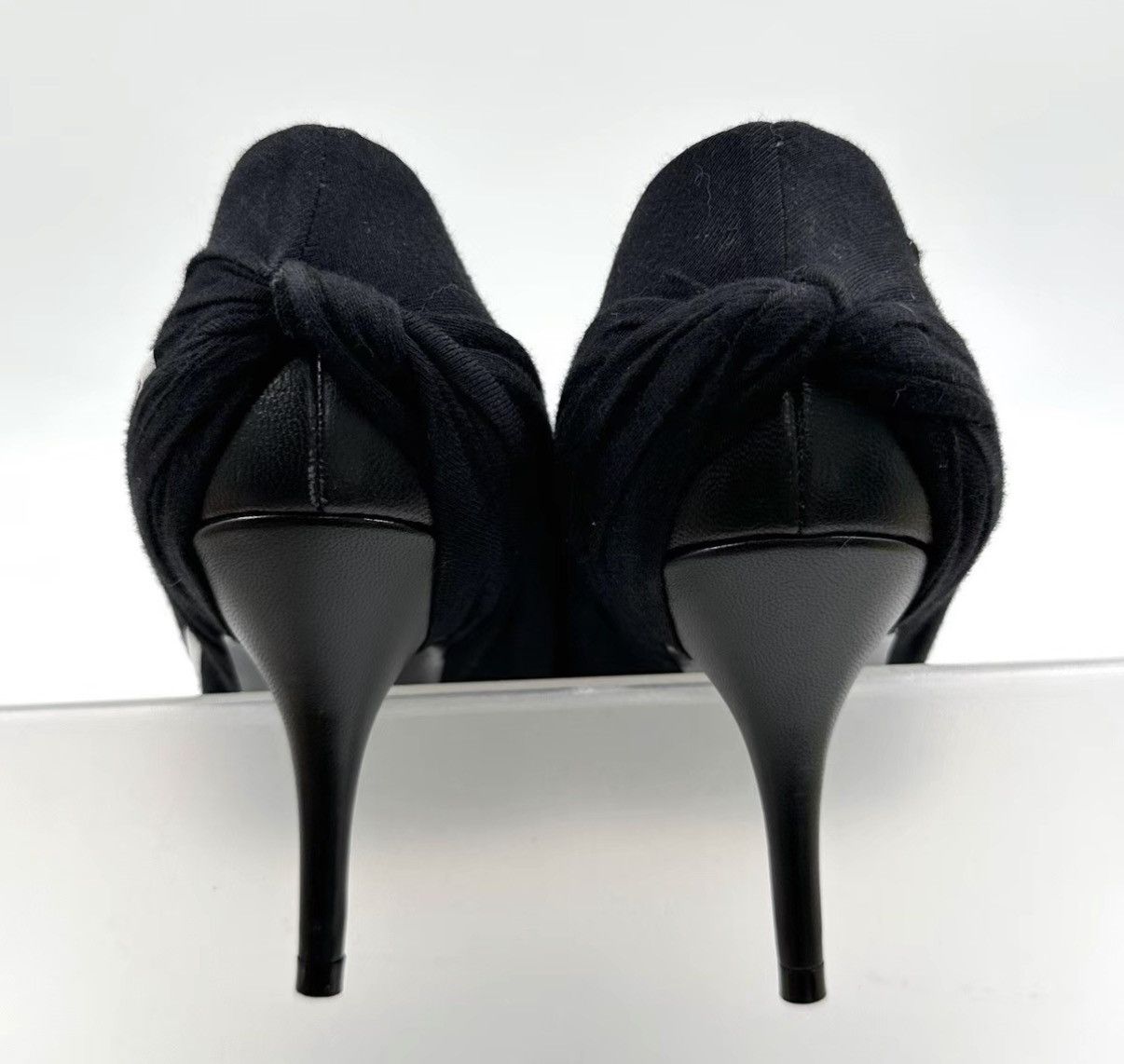 Balenciaga Balenciaga Black Pointed Toe Coke Logo Heels K12 Size US 6 / IT 36 - 5 Thumbnail