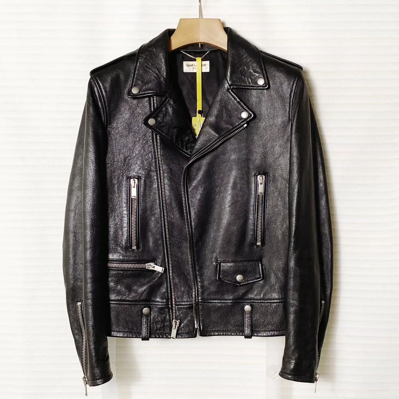 Saint Laurent Paris Saint Laurent Paris Black leather jacket Size US S / EU 44-46 / 1 - 1 Thumbnail