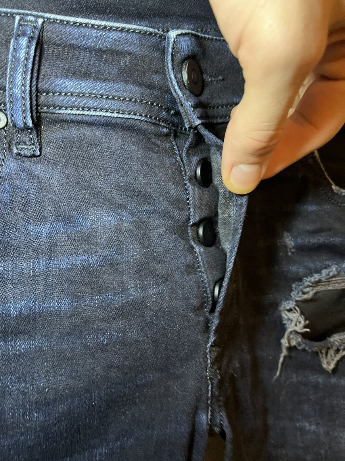 Diesel Vintage Diesel made in Italy “Sleenker distressed slim jeans Size US 28 / EU 44 - 7 Thumbnail
