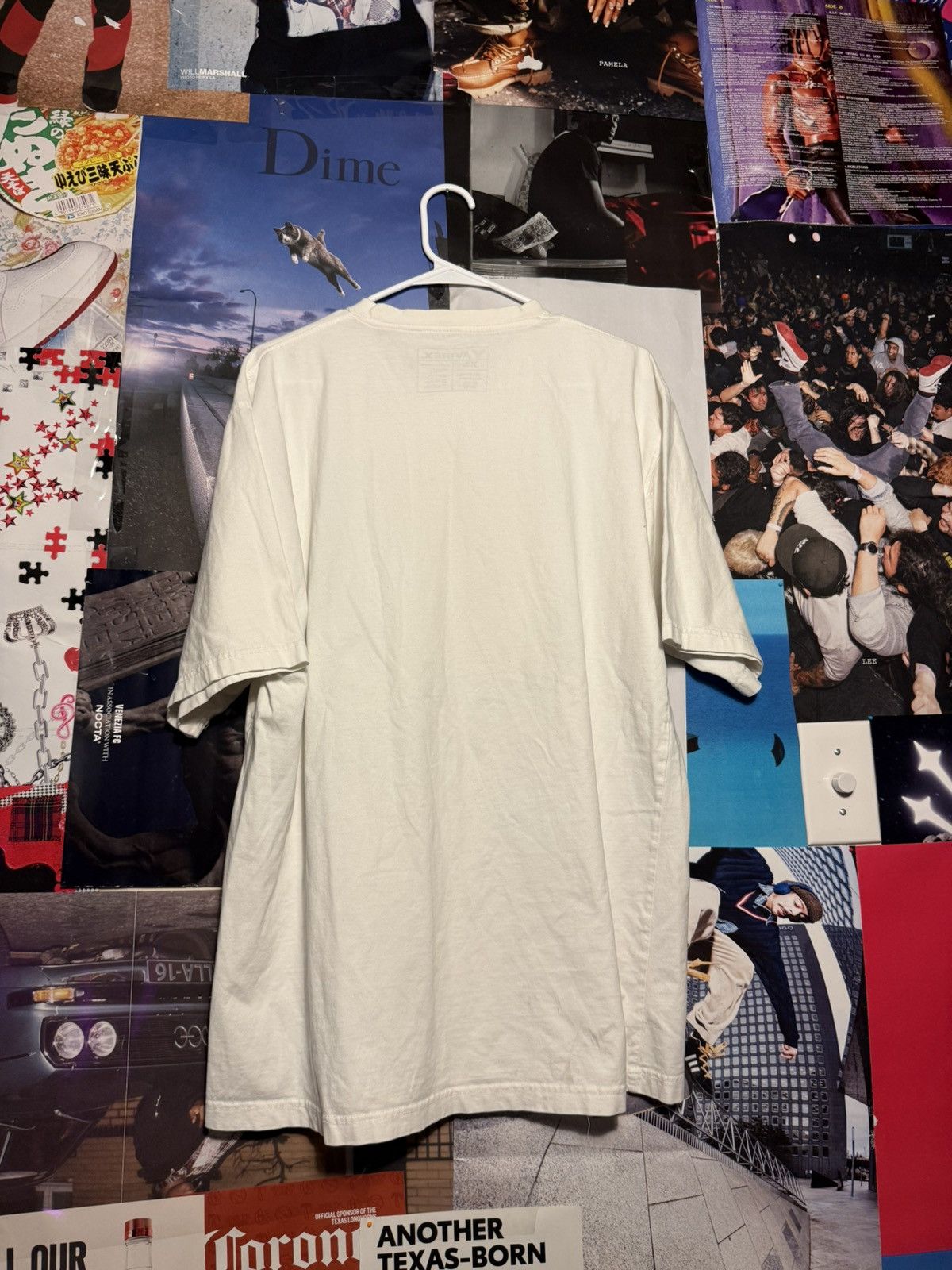 Avirex AVIREX tiger graphic tee XL white y2k rhinestone stud crest Size US XL / EU 56 / 4 - 7 Thumbnail