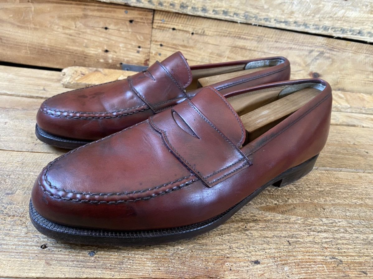 Crockett & Jones Crockett and jones Boston penny leather loafers sz Uk8G Size US 9 / EU 42 - 1 Thumbnail