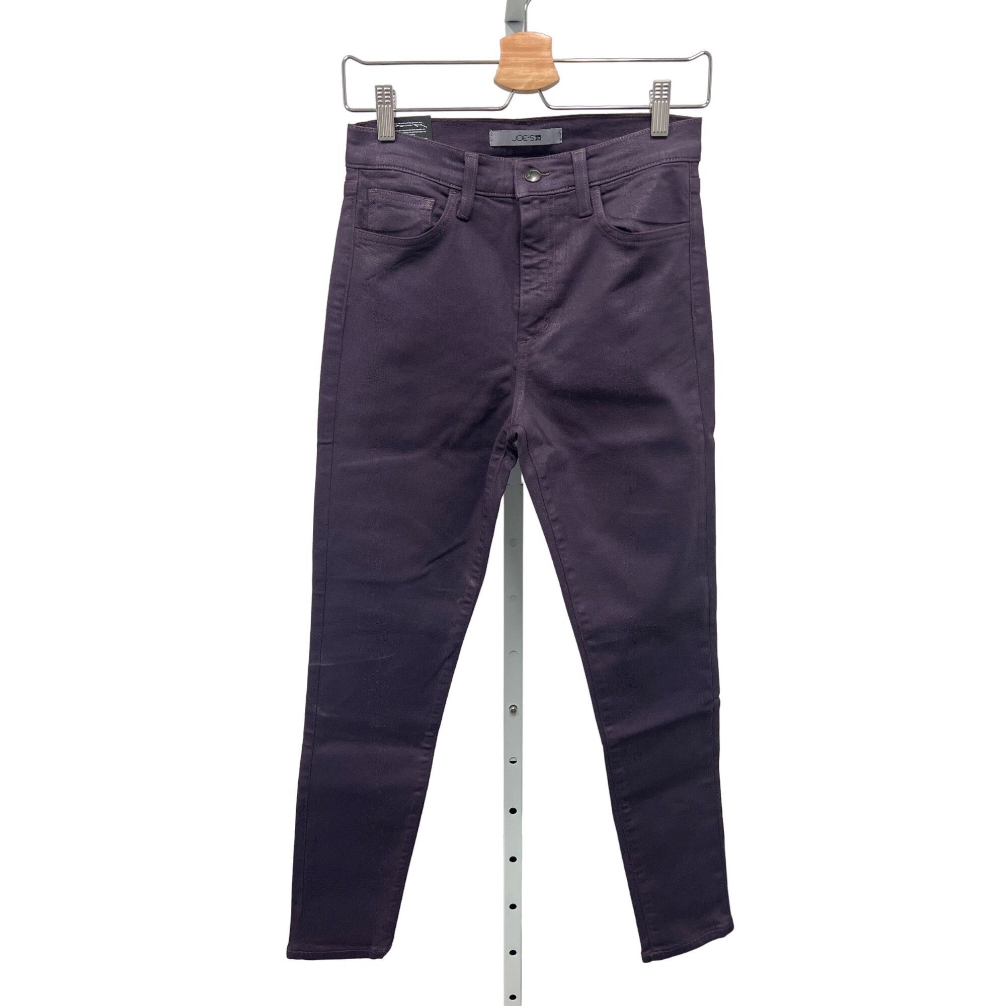 Joe's Joes Coated High Waist Ankle Jeans In Plum Perfect Size 27" / US 4 / IT 40 - 6 Thumbnail
