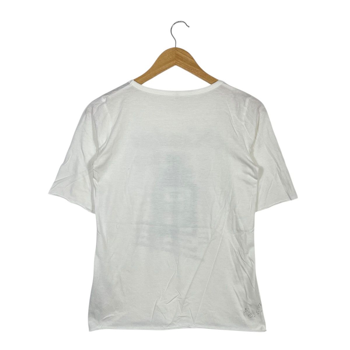 Vintage Nostalgia No.9 Perfume Graphic Tee White Minimal Soft Girl Size M / US 6-8 / IT 42-44 - 4 Thumbnail