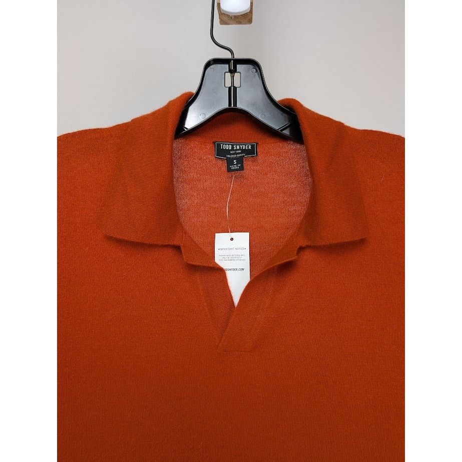 Todd Snyder o1rshd1 CC20 Polo Shirt in Orange Size US S / EU 44-46 / 1 - 2 Thumbnail