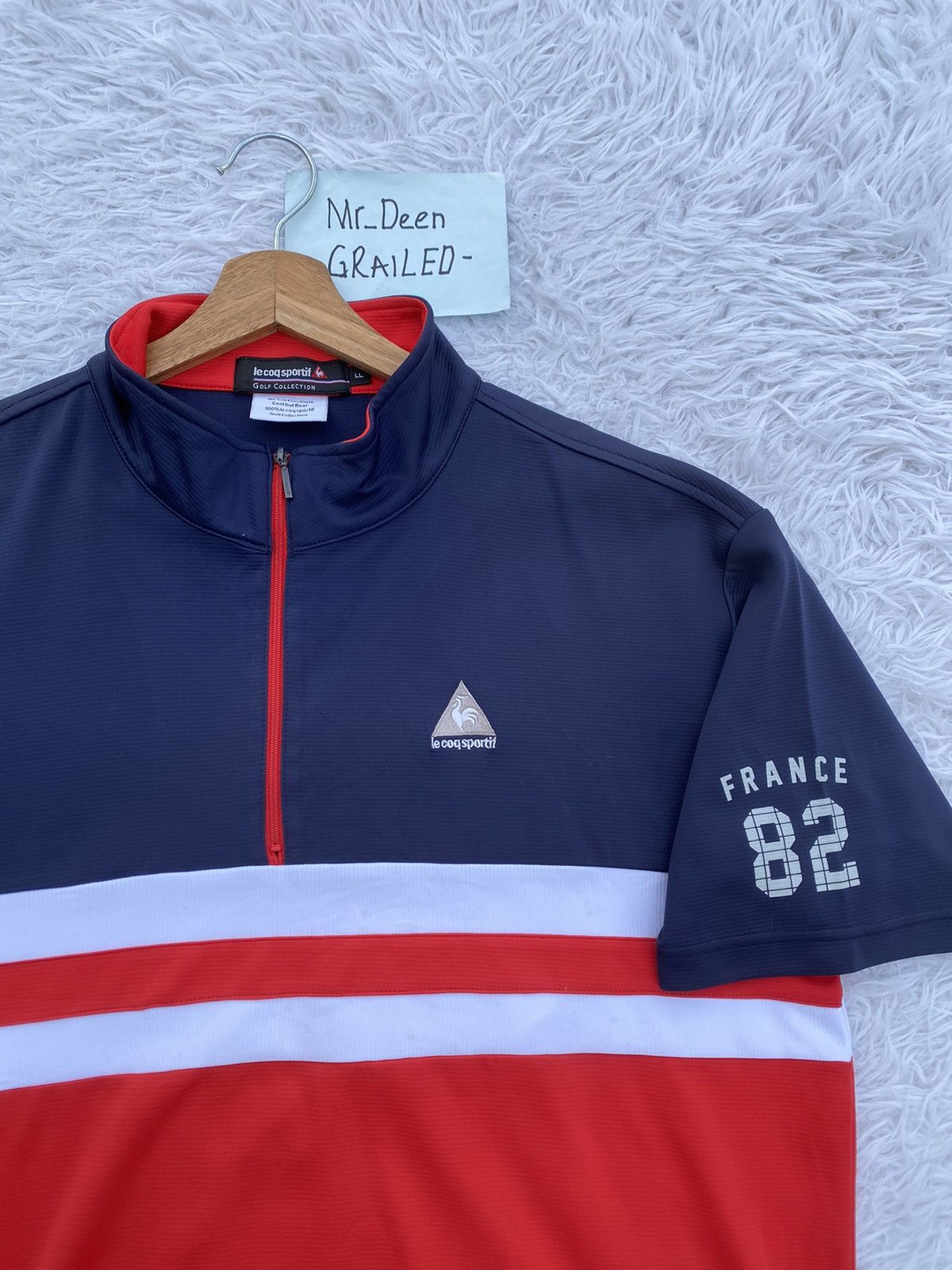 Le Coq Sportif Rare Vintage Le Coq Sportif Colour Block Shirt Size US L / EU 52-54 / 3 - 7 Thumbnail