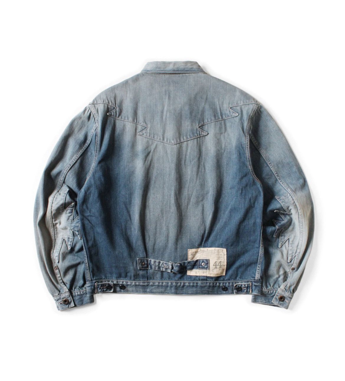 Kapital 12oz Denim Santo Domingo Thunderbird Jacket (Processed) Size US XL / EU 56 / 4 - 2 Thumbnail