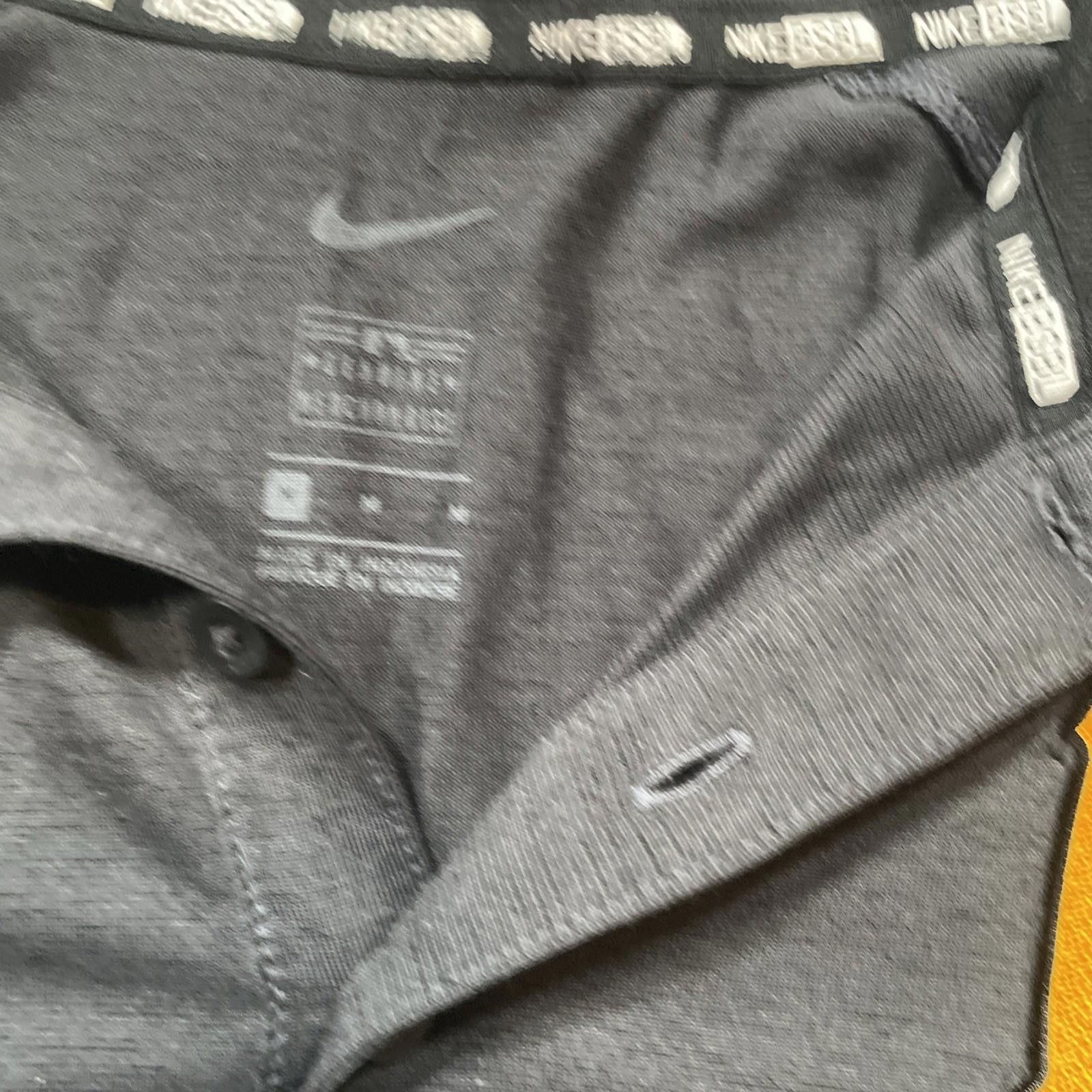 Nike Nike Baseball Pittsburgh Pirates Polo M Dri Fit Black Size ONE SIZE - 6 Thumbnail