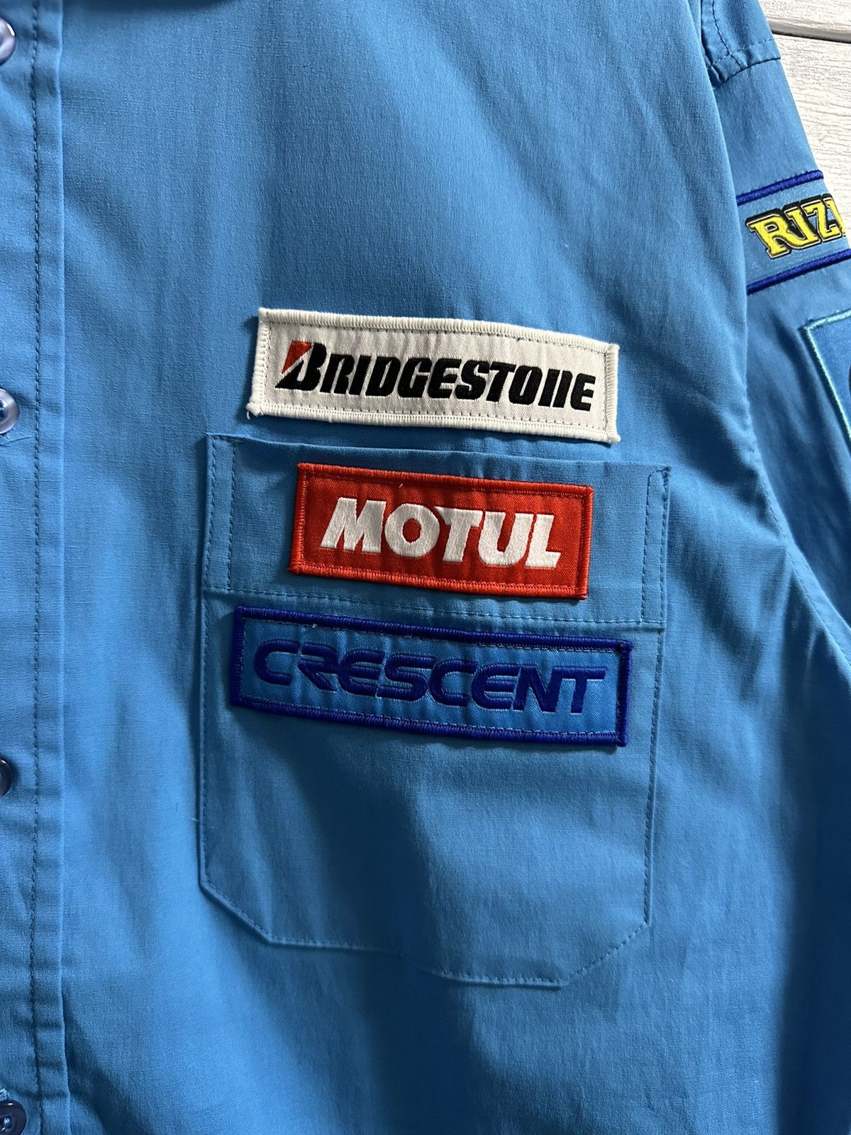 Japanese Brand Rare Vintage Racing Shirt Suzuki Rizla Motorsport Size US S / EU 44-46 / 1 - 3 Thumbnail