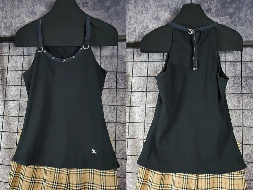 Burberry Burberry Black Cotton Logo Top for Summer Size S / US 4 / IT 40 - 1 Thumbnail