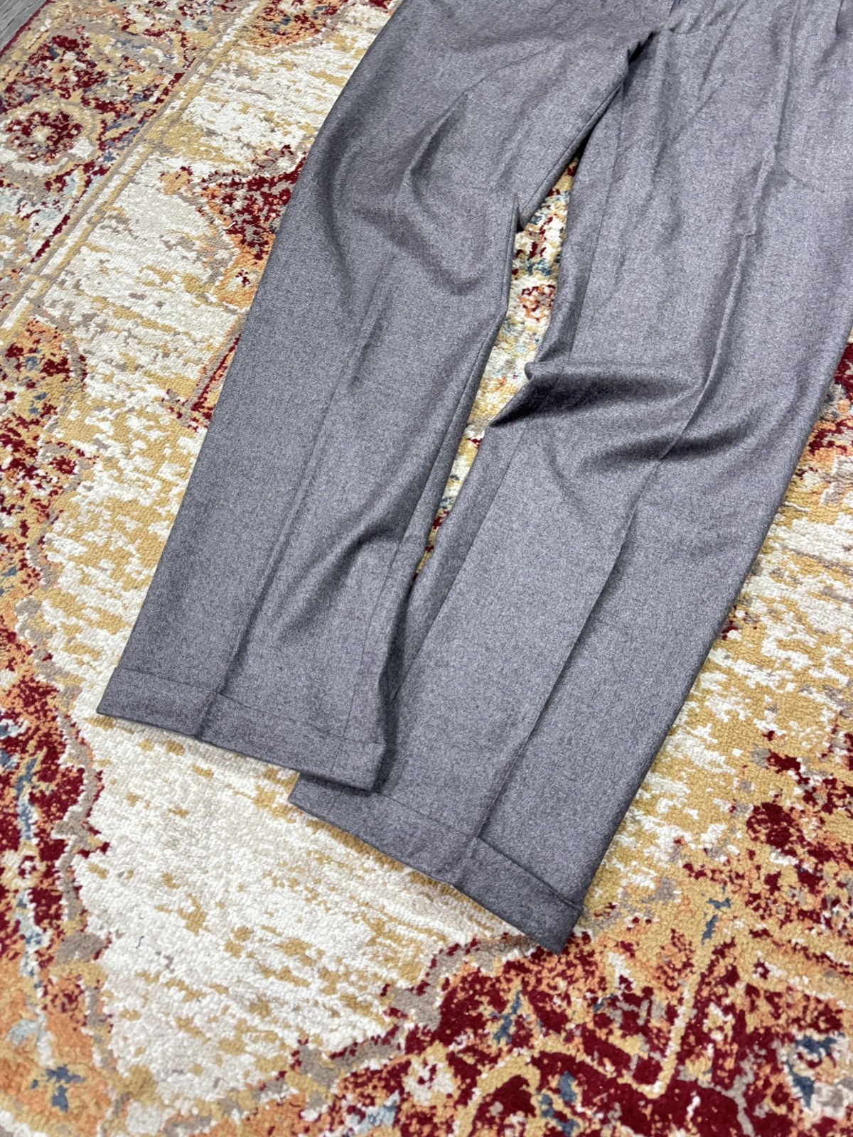 Other Vintage Suit Pants Wool Blend Striped Wide Leg Baggy Formal Size US 34 / EU 50 - 2 Thumbnail
