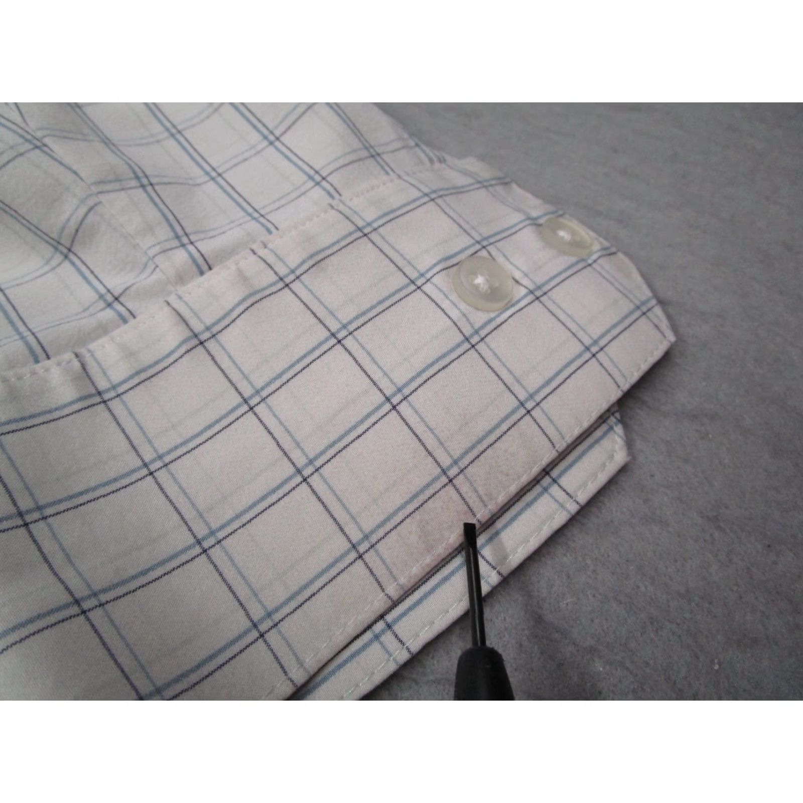 Mizzen+Main Mizzen+Main Shirt Men XL Trim Fit White Check Leeward Long Sleeve Button-Up Casual Work Size US XL / EU 56 / 4 - 5 Thumbnail