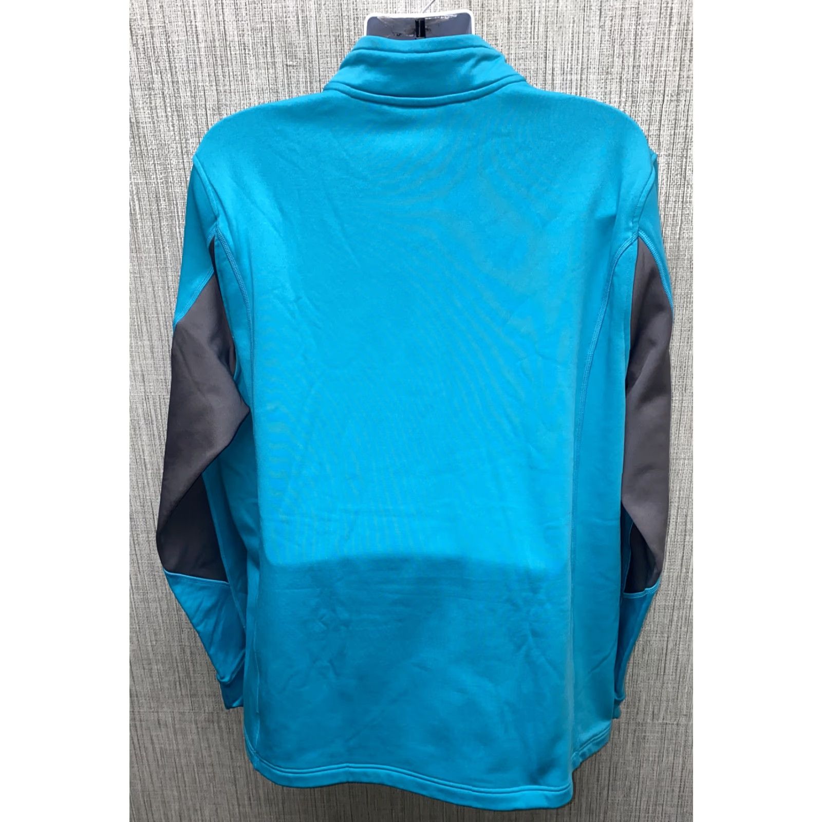 Under Armour Under Armour Mens Teal Gray 1/2 Zip Pullover Jacket 2XL TEXAS RANGERS NWT Size US XXL / EU 58 / 5 - 7 Thumbnail