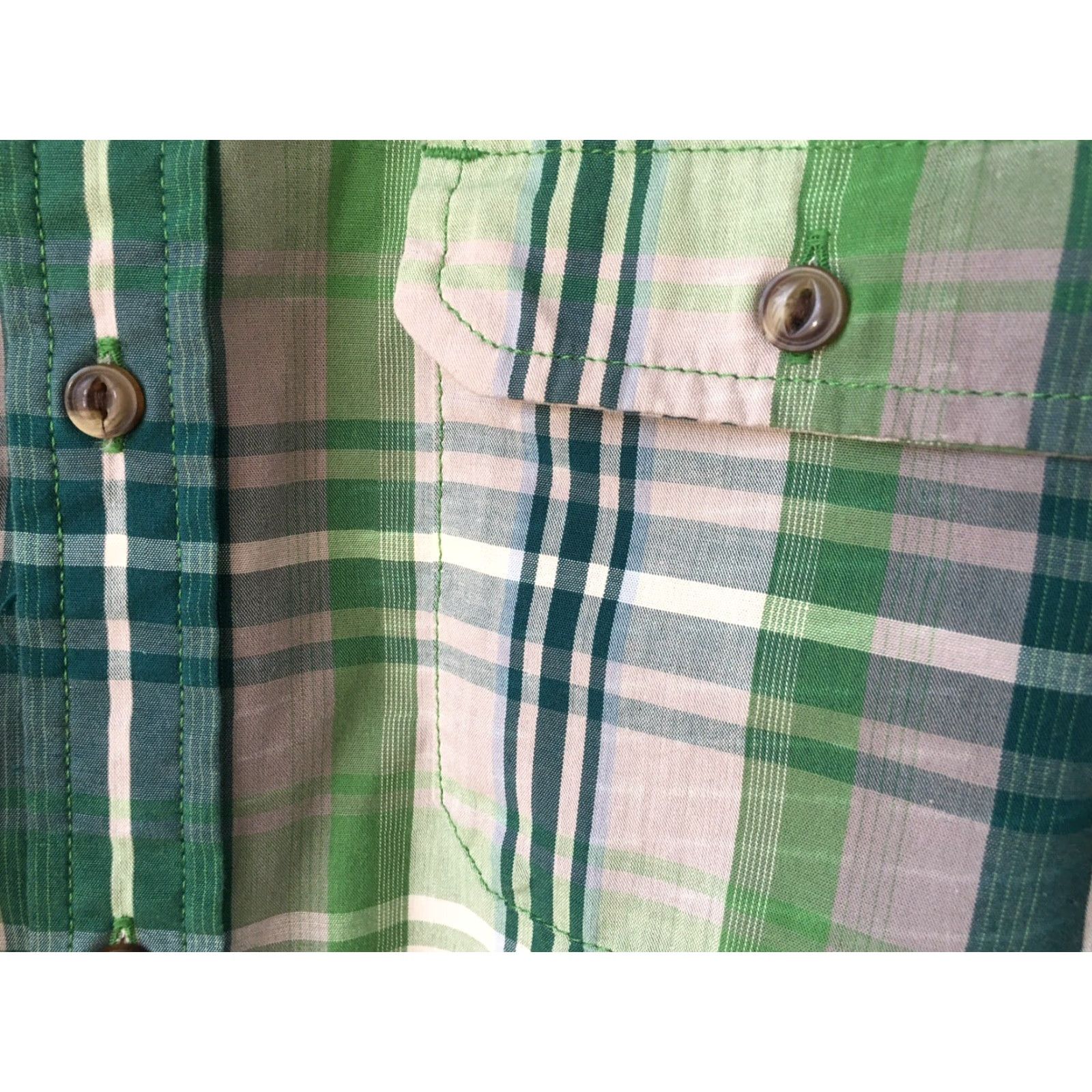 The North Face THE NORTH FACE SHIRT MENS LARGE L PLAID SHORT SLEEVE BUTTON-UP/ BUTTON FRONT MULTI-COLOR Cotton Blend Style: Button-Front Size US L / EU 52-54 / 3 - 4 Thumbnail
