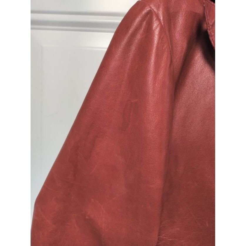 Other Kuhlman Antiquewash Genuine Leather 2 button Jacket Red Burg Size US M / EU 48-50 / 2 - 11 Thumbnail