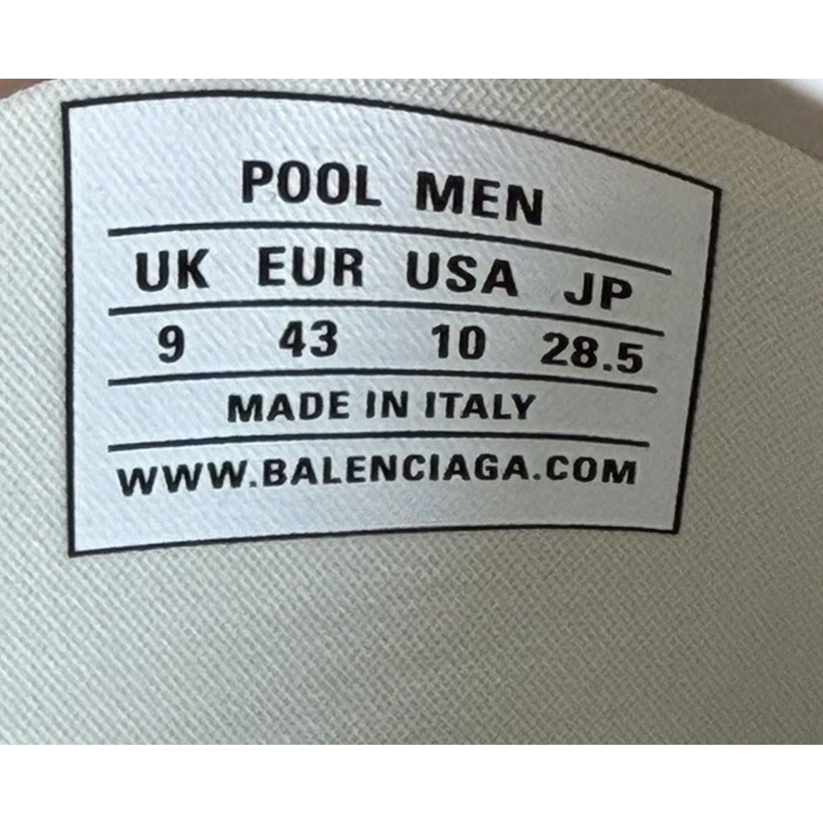 Balenciaga Size 10 - Balenciaga Beige Pool Campaign Logo Sandals NEW! Size US 10 / EU 43 - 9 Thumbnail