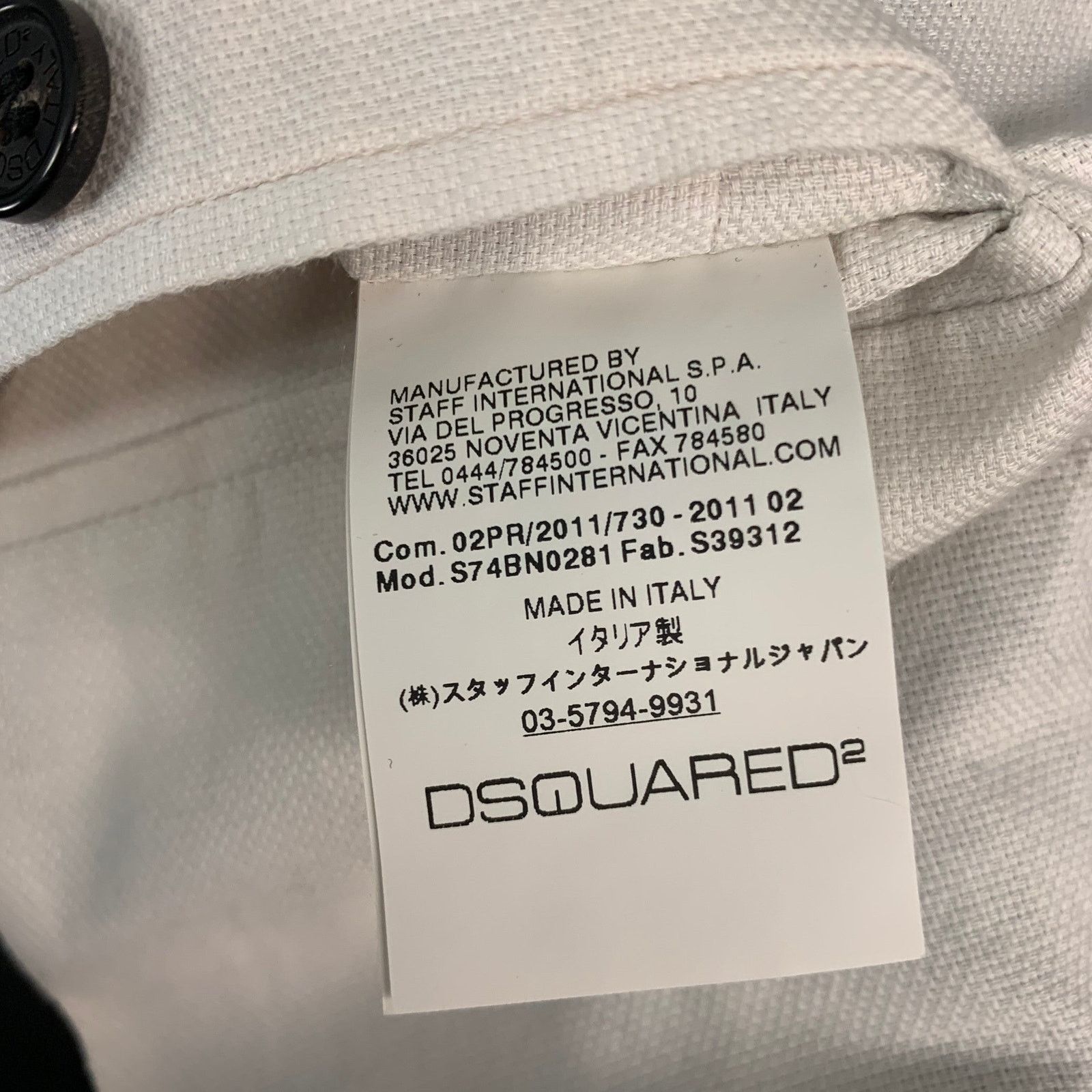 Dsquared2 DSQUARED2 Size 40 Black Wool Peak Lapel Sport Coat Size 40R - 8 Thumbnail