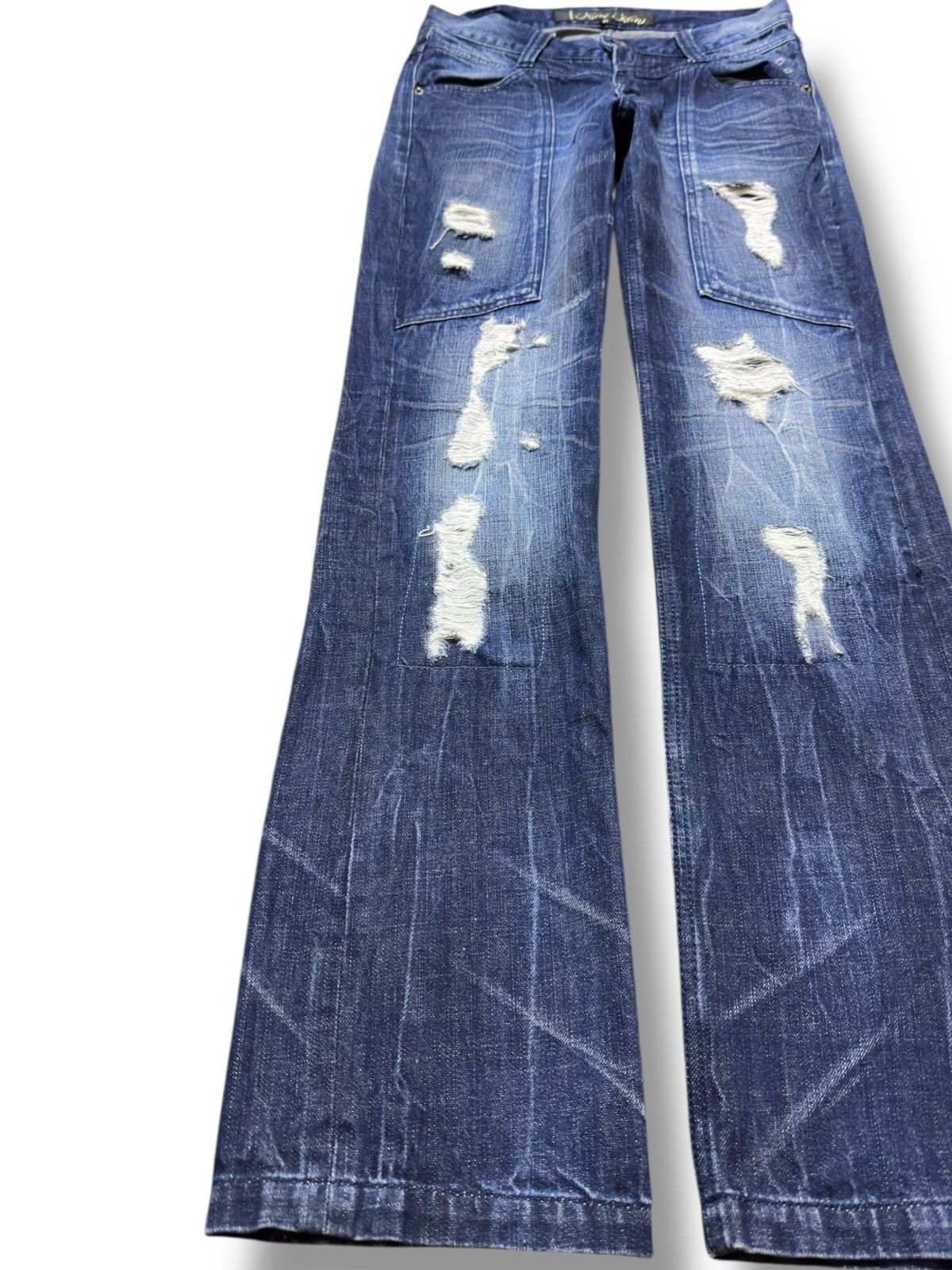 Karl Kani Vintage Karl Kani King Of Black Grunge Denim Size US 30 / EU 46 - 3 Thumbnail
