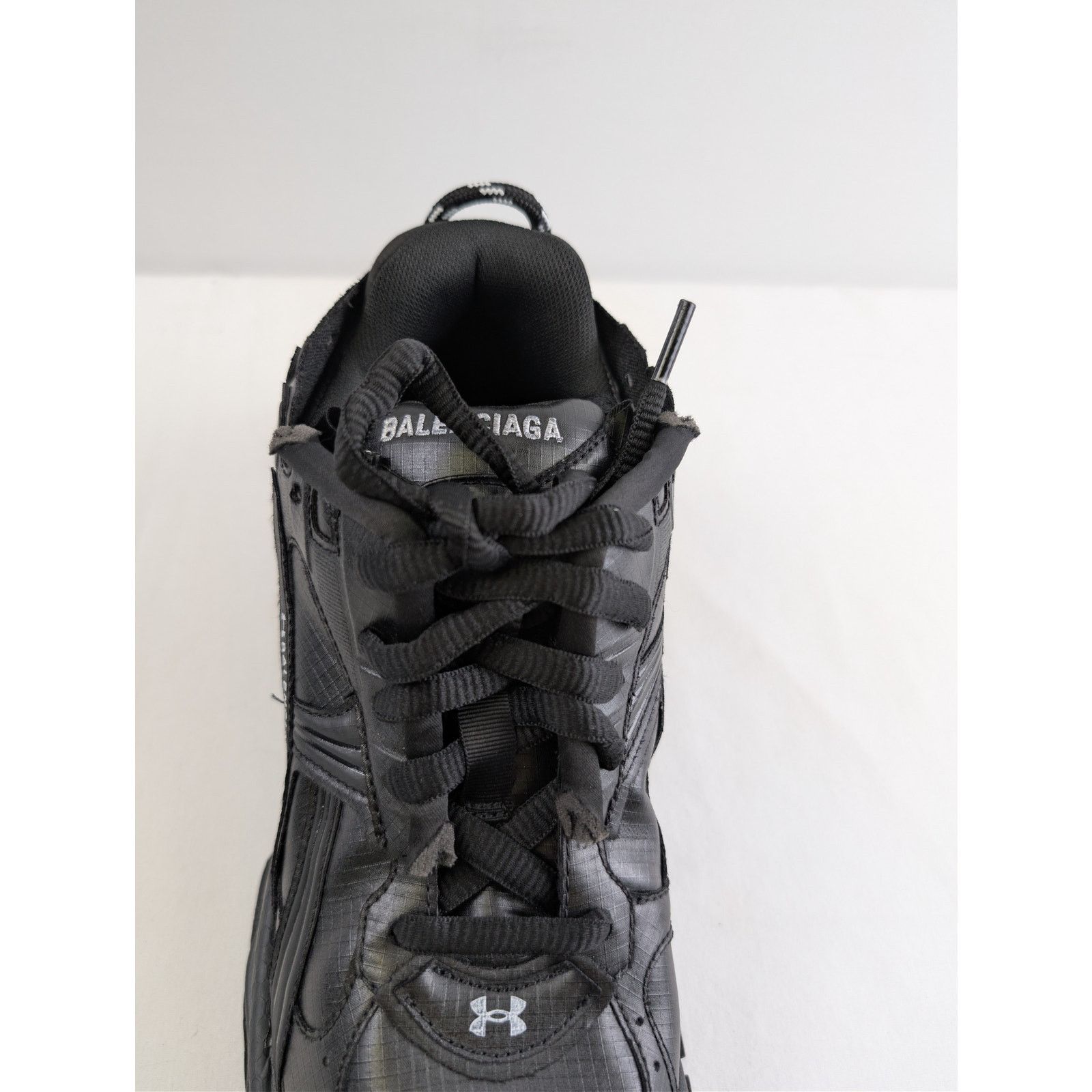 Balenciaga × Under Armour o1rshd1 Runner Ripstop Shoe Sneakers in Black 41 Size US 8 / EU 41 - 18 Thumbnail