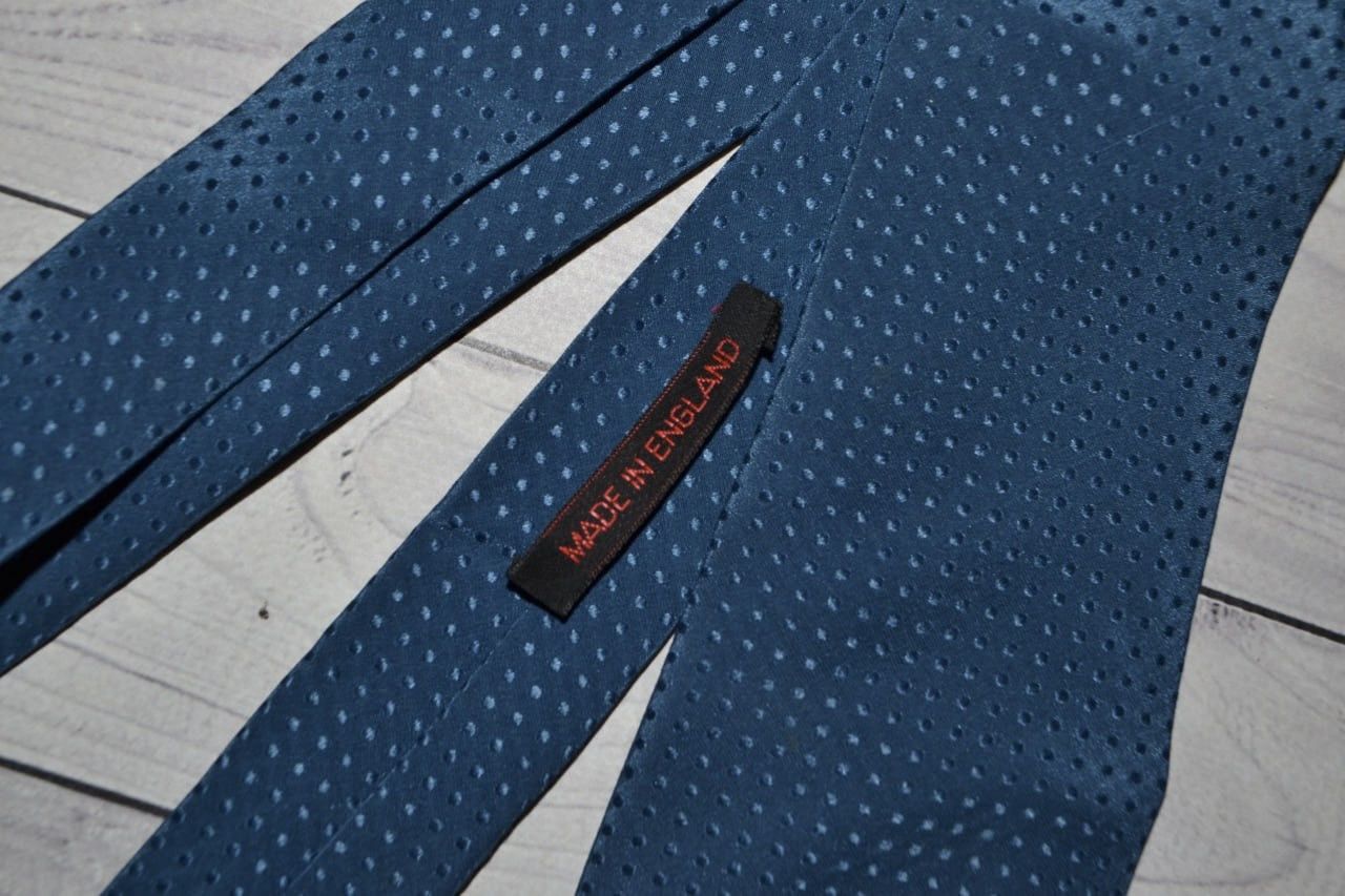 Yves Saint Laurent Vintage Tie Yves Saint Laurent Paris Blue All Silk-Soie Size ONE SIZE - 5 Thumbnail