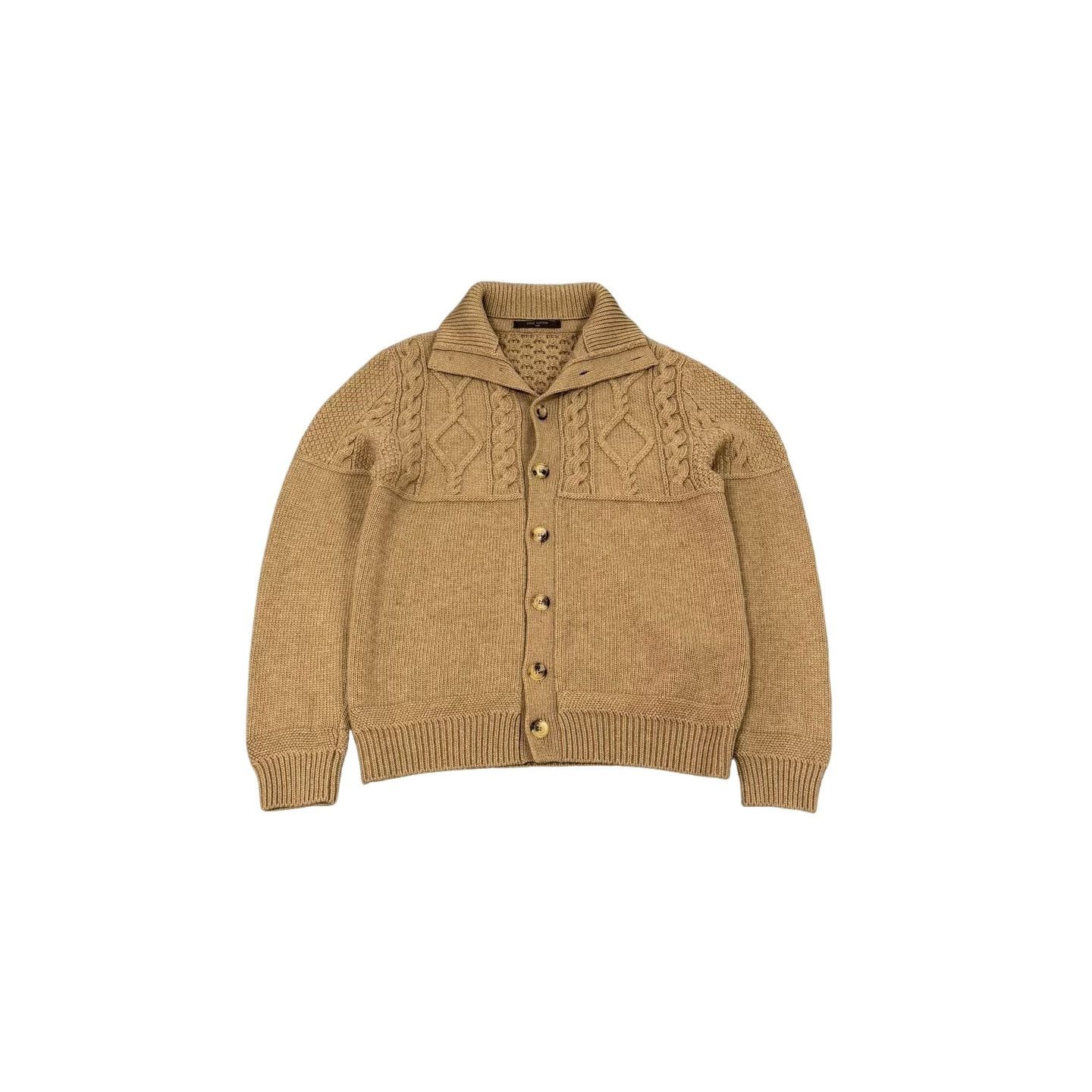Louis Vuitton Louis Vuitton Cable Knit Cardigan Size S Size US S / EU 44-46 / 1 - 1 Thumbnail