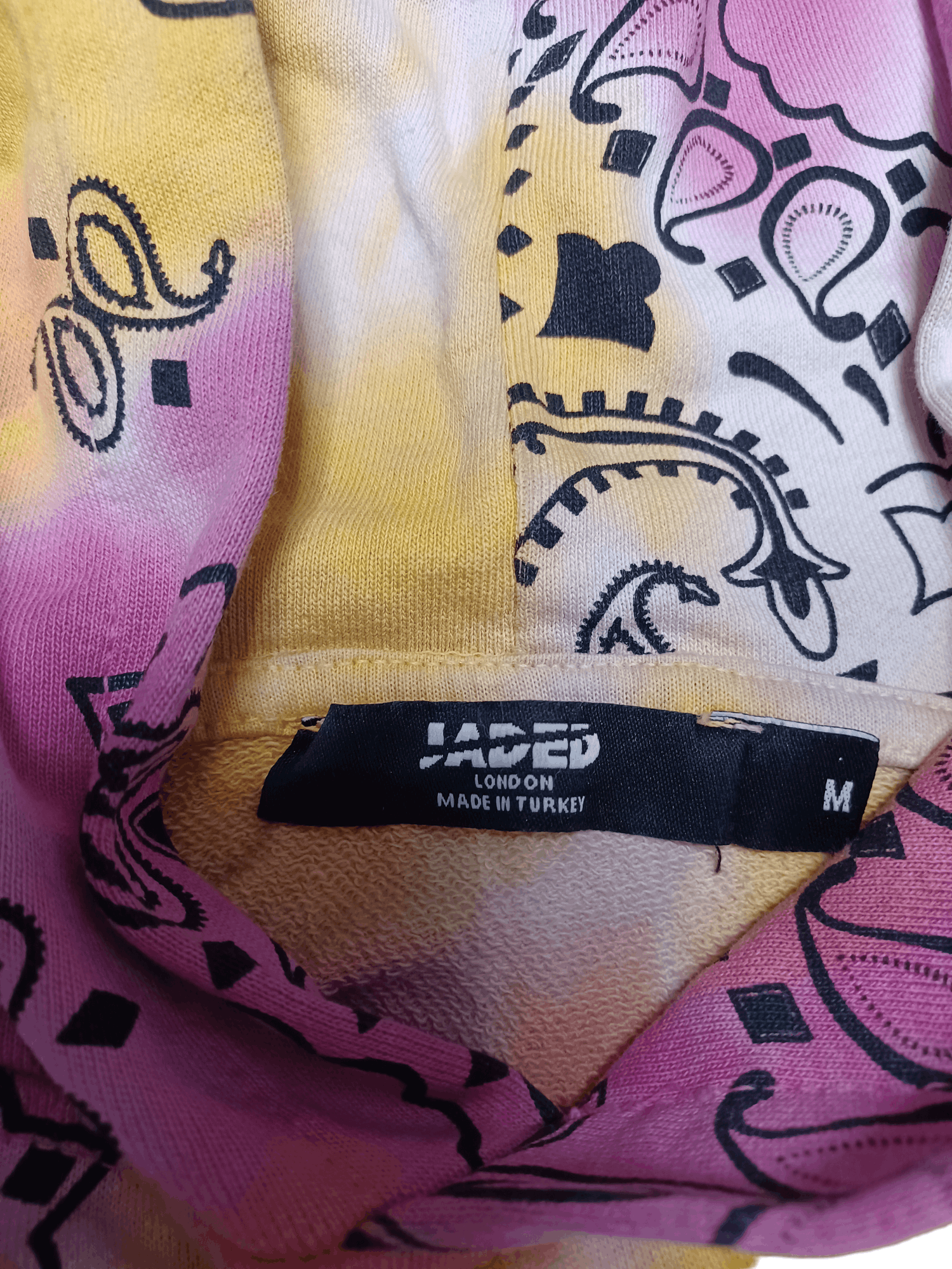 Jaded London JADED LONDON MULTICOLOR OVERSIZE ED HARDY STYLE HOODIE Size US M / EU 48-50 / 2 - 4 Thumbnail
