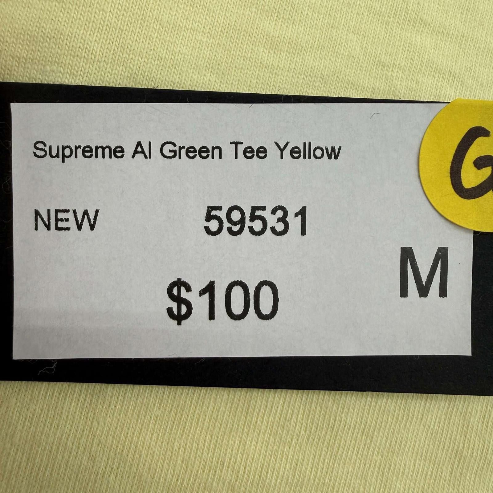 Supreme Supreme Al Green Tee Yellow M New Size US M / EU 48-50 / 2 - 6 Thumbnail