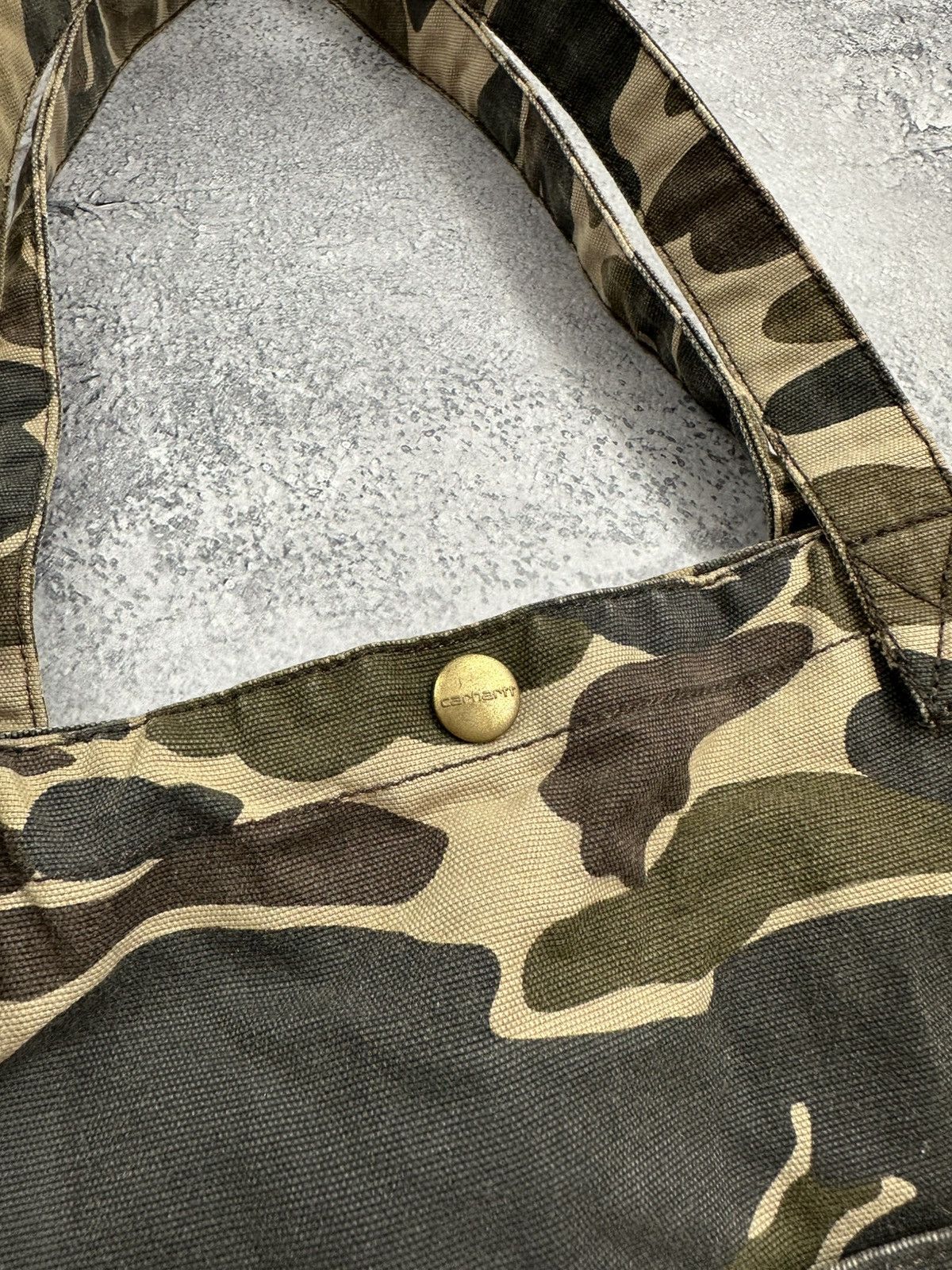 Carhartt 🚨Rare Vintage Carhartt Simple Tote Bag Camouflage Y2K Size ONE SIZE - 3 Thumbnail