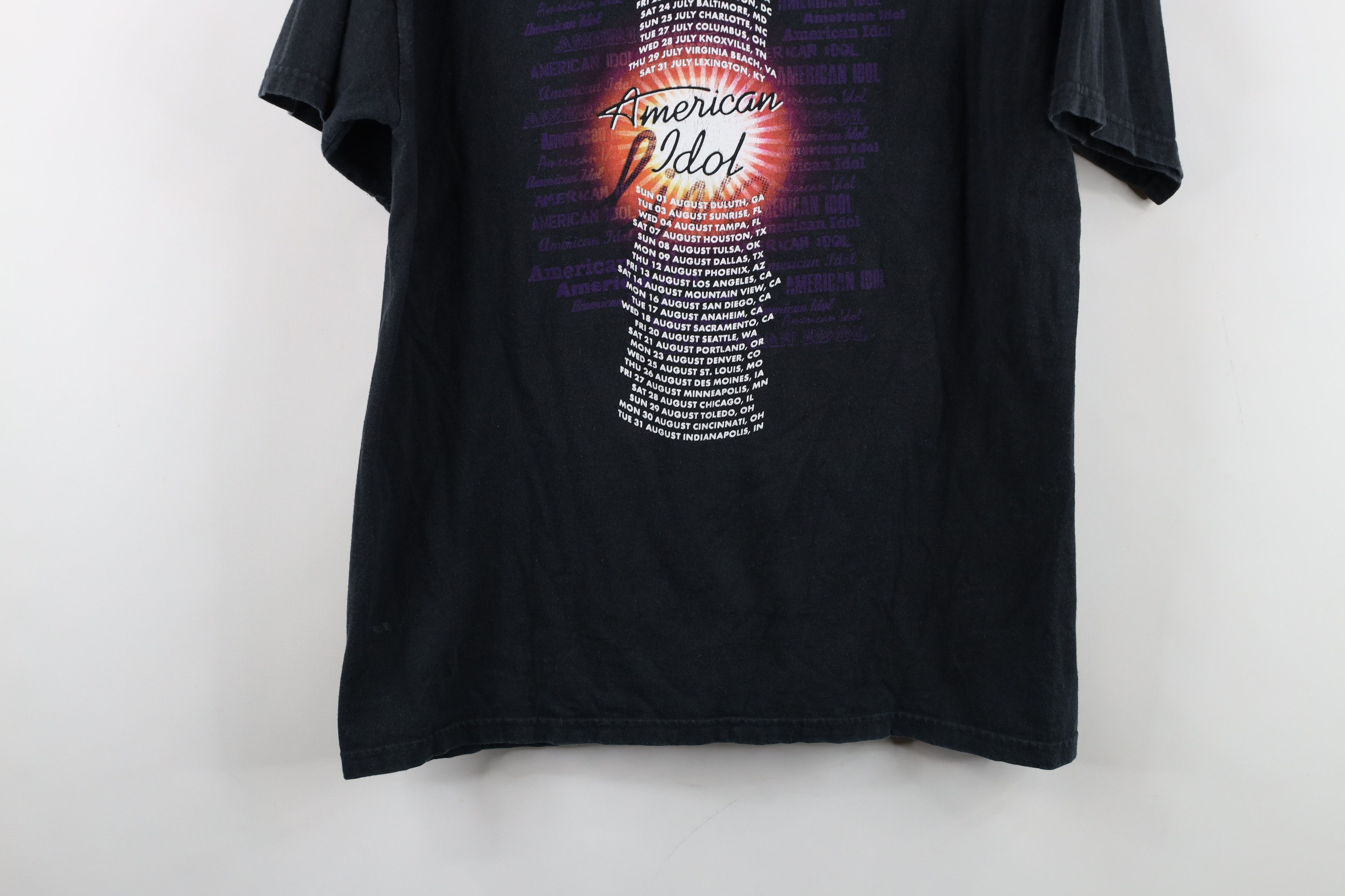 Vintage Vintage Y2K 2010 Idol Live Tour Short Sleeve T-Shirt Size M / US 6-8 / IT 42-44 - 14 Thumbnail