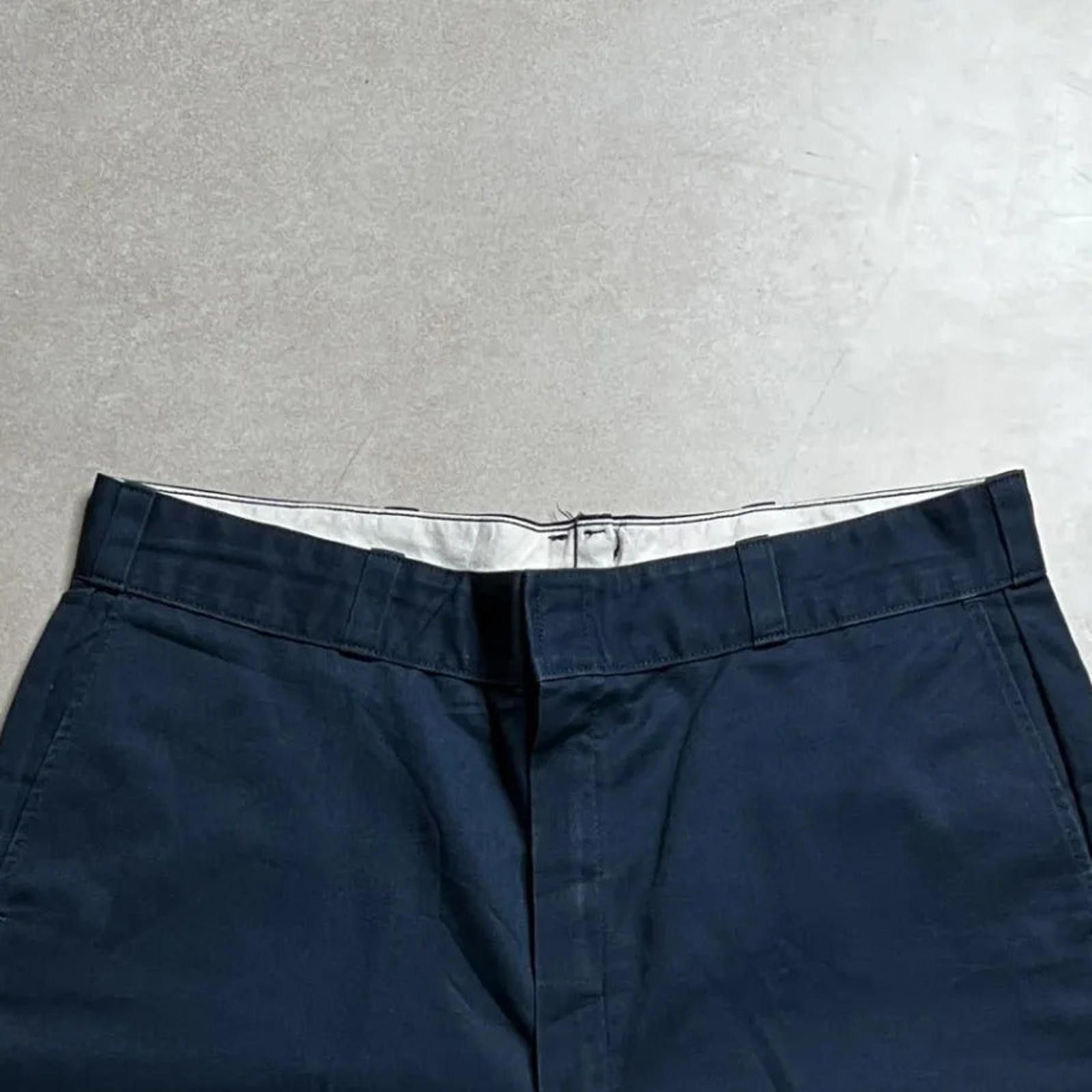 Dickies Vintage Dickies Navy Shorts - 34x8 Size US 34 / EU 50 - 6 Thumbnail