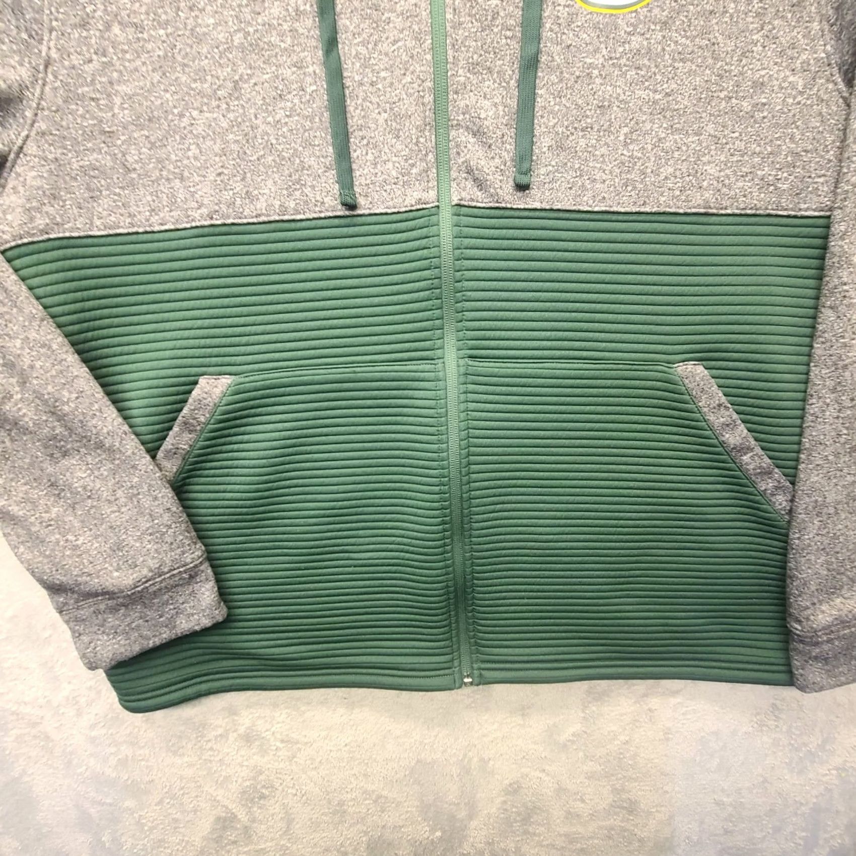 NFL VINTAGE? No. Green Bay Packers Pullover Mens XL Team Apparel Full Zip Hoodie Ribbed Casual Size US XL / EU 56 / 4 - 4 Thumbnail