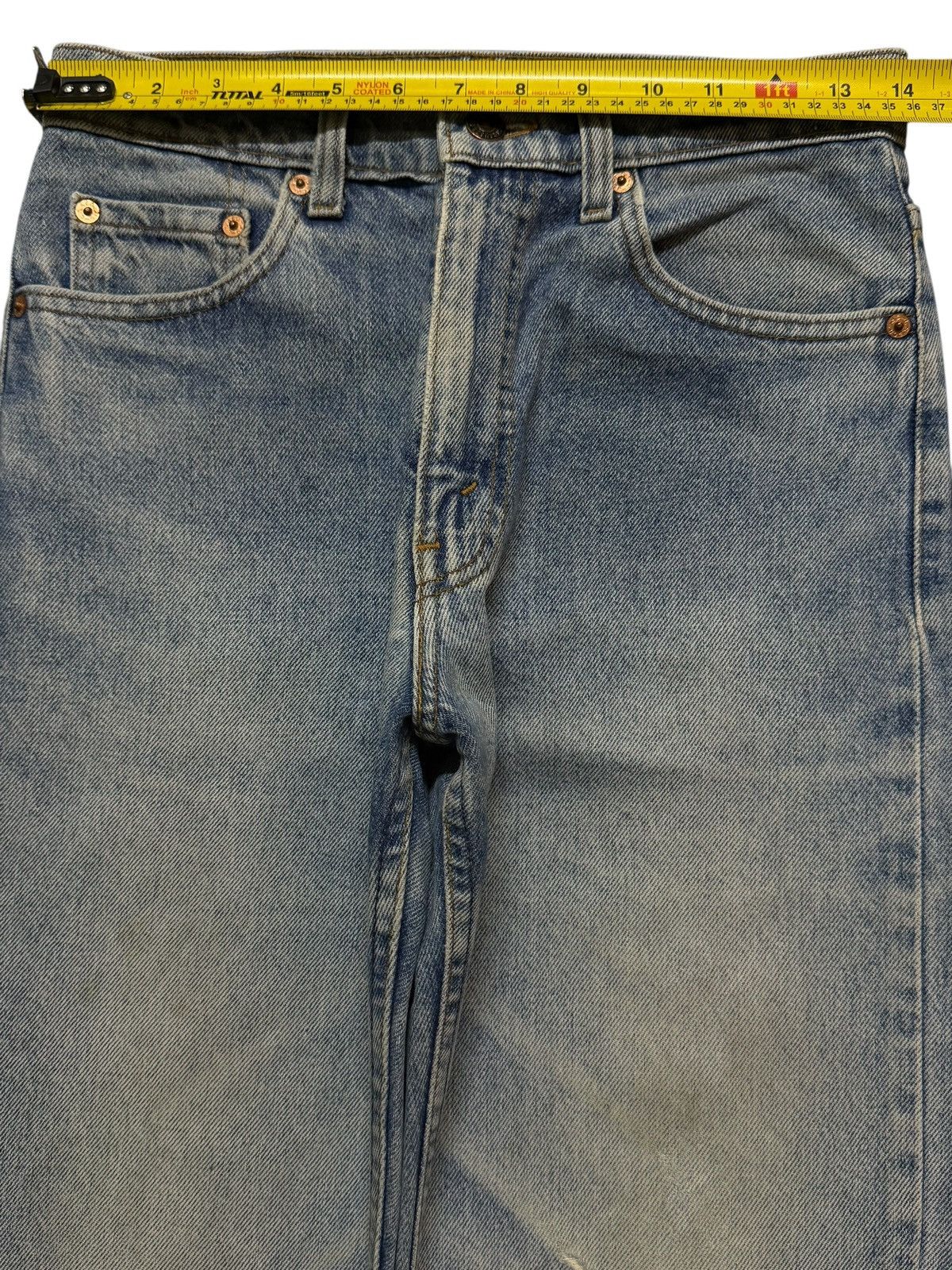 Levi's Vintage 90s Levis 510 Blue Faded Mud Wash Distressed Jeans Size US 28 / EU 44 - 8 Thumbnail
