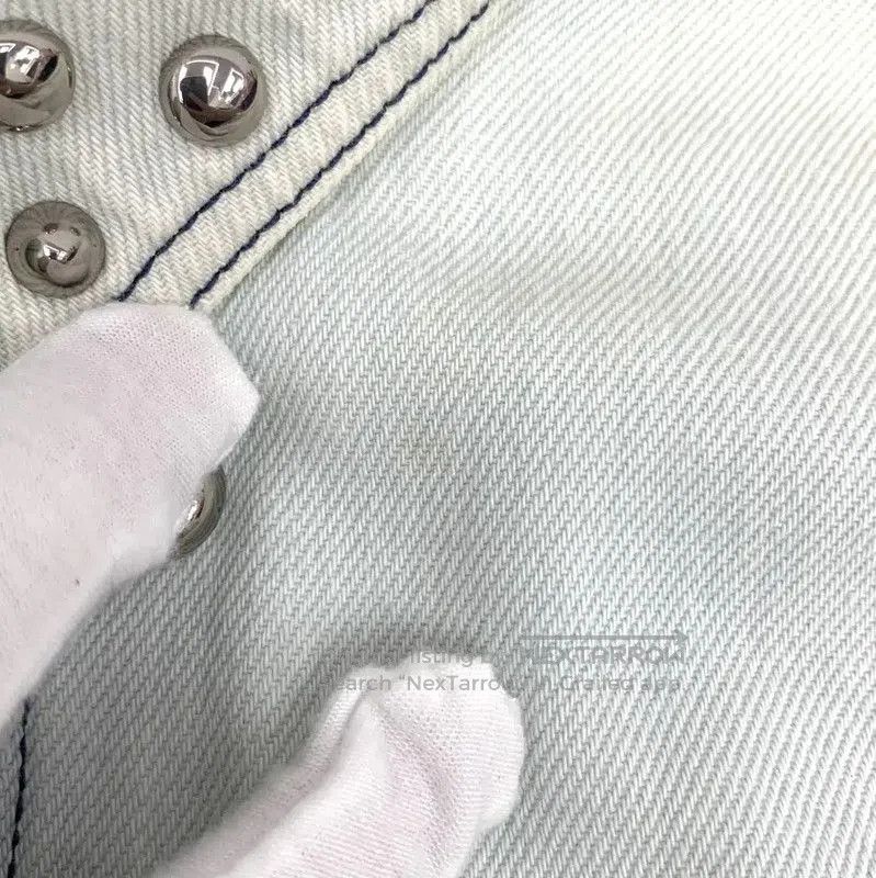 Louis Vuitton Louis Vuitton Light Blue Cotton Dress for Women . Size S / US 4 / IT 40 - 8 Thumbnail