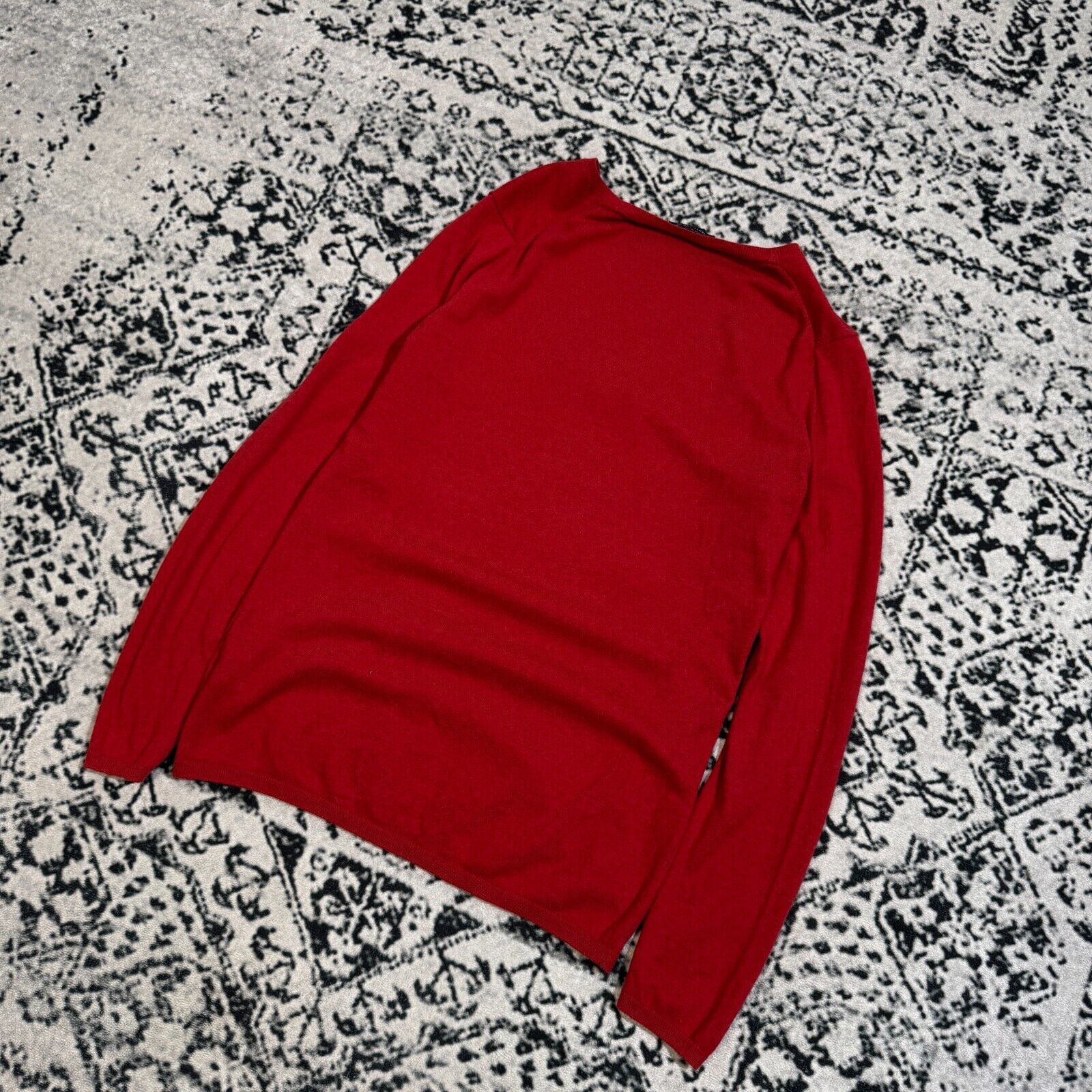 Tommy Hilfiger × Vintage Vintage Tommy Hilfiger Unisex Red Cotton Sweater Size XL Size US XL / EU 56 / 4 - 14 Thumbnail