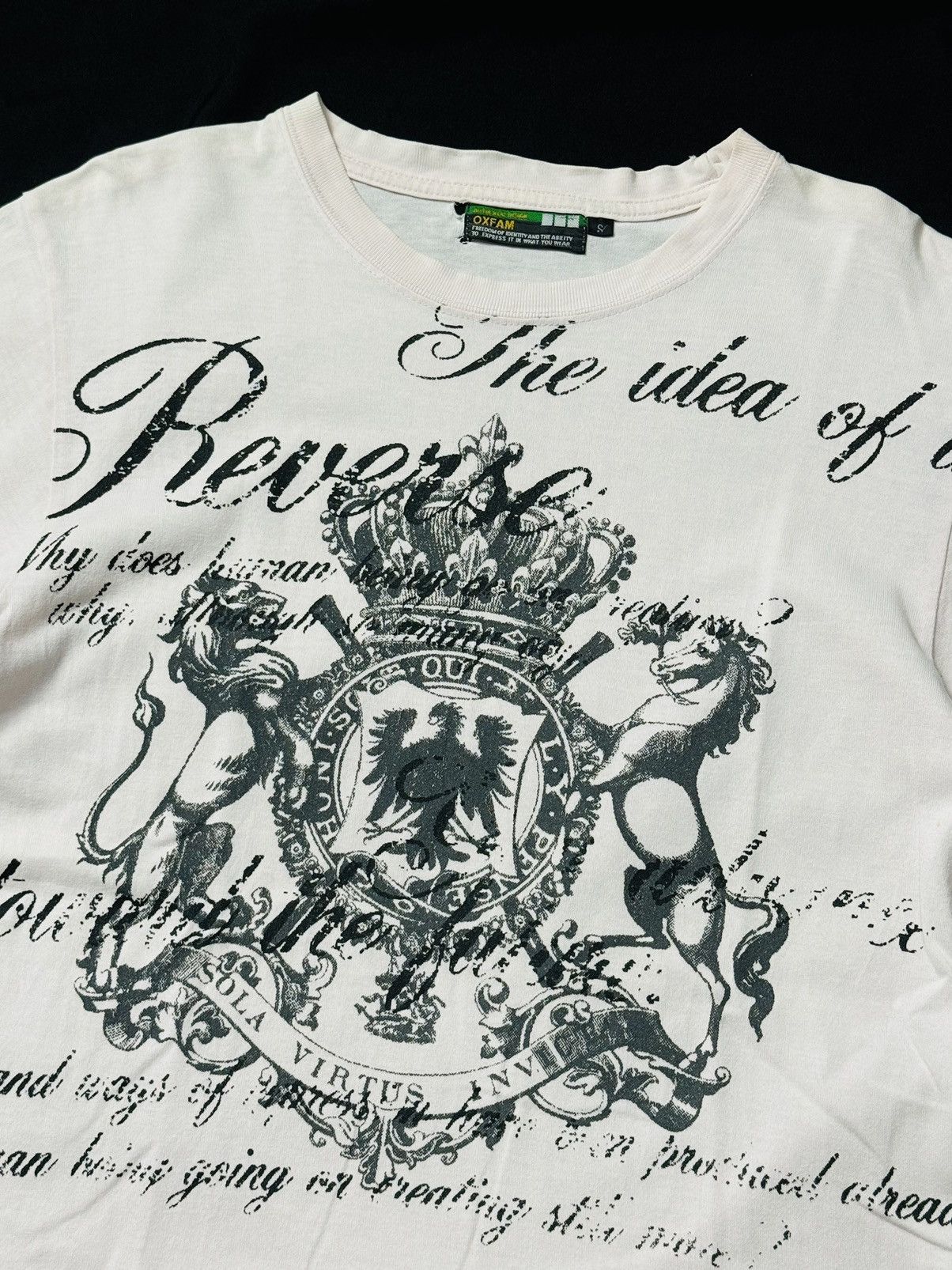 If Six Was Nine × Japanese Brand × Le Grande Bleu (L.G.B.) Oxfam Poem Japanese Tees Size US S / EU 44-46 / 1 - 3 Thumbnail