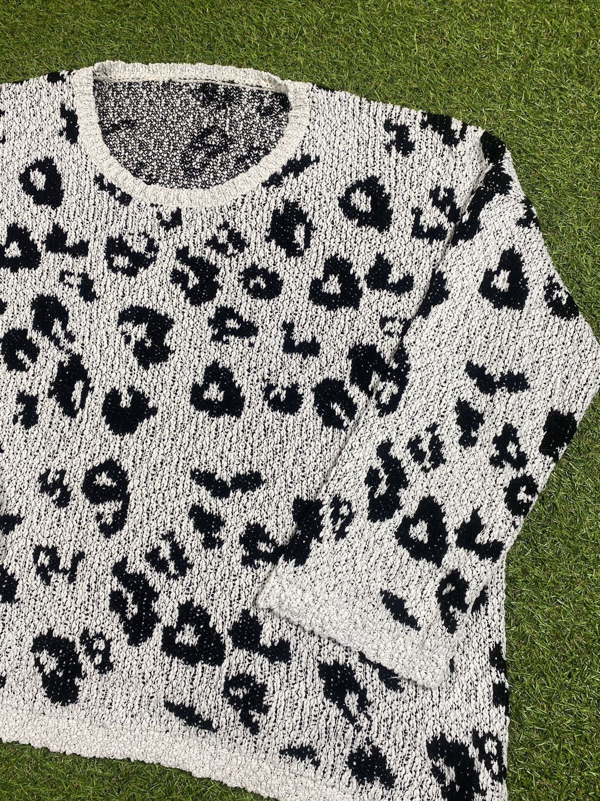 Vintage Vintage Y2K Art sweater oversized overall print Size XXL / US 16-18 / IT 52-54 - 2 Thumbnail
