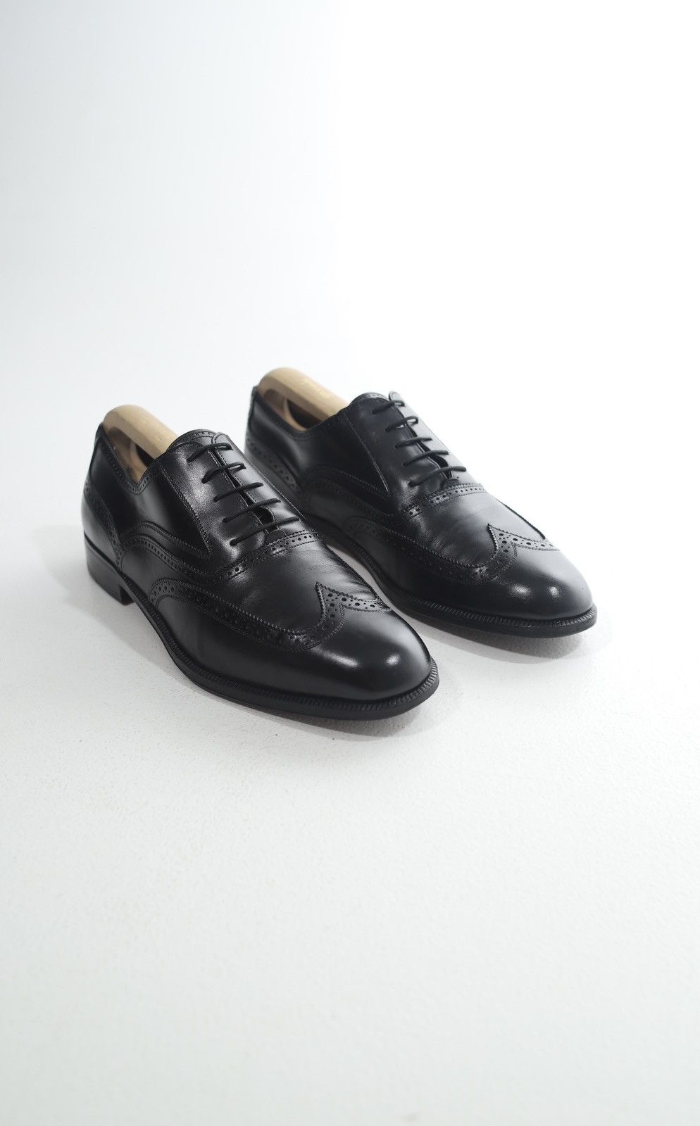 Salvatore Ferragamo SALVATORE FERRAGAMO Oxfords Leather Shoes Black Men’s Size US 10 / EU 43 - 1 Thumbnail