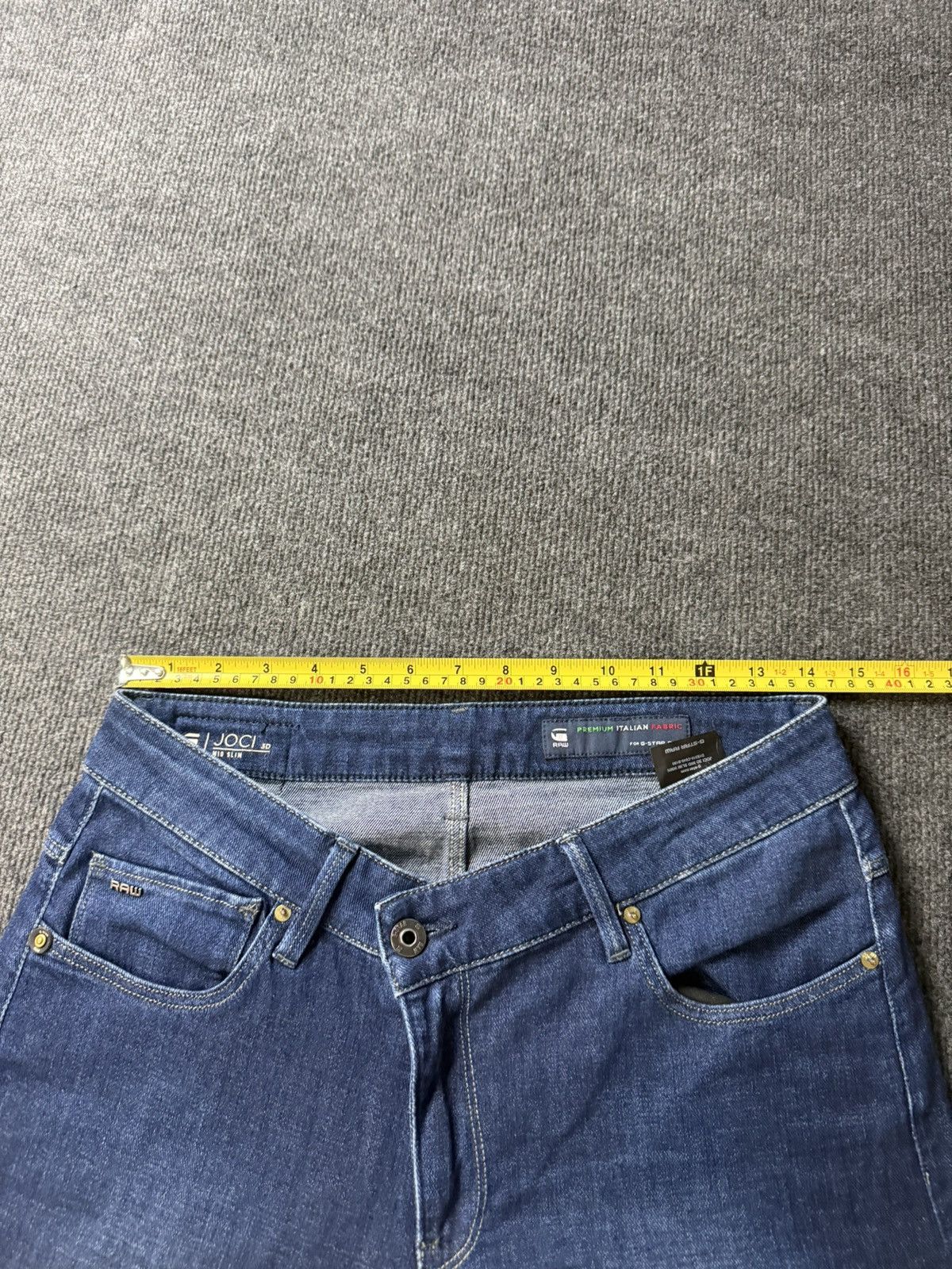 G-Star 00s Y2K G Star Japanese RAW Joci 3D Slim Jeans Dark Wash Size 30" / US 8 / IT 44 - 17 Thumbnail