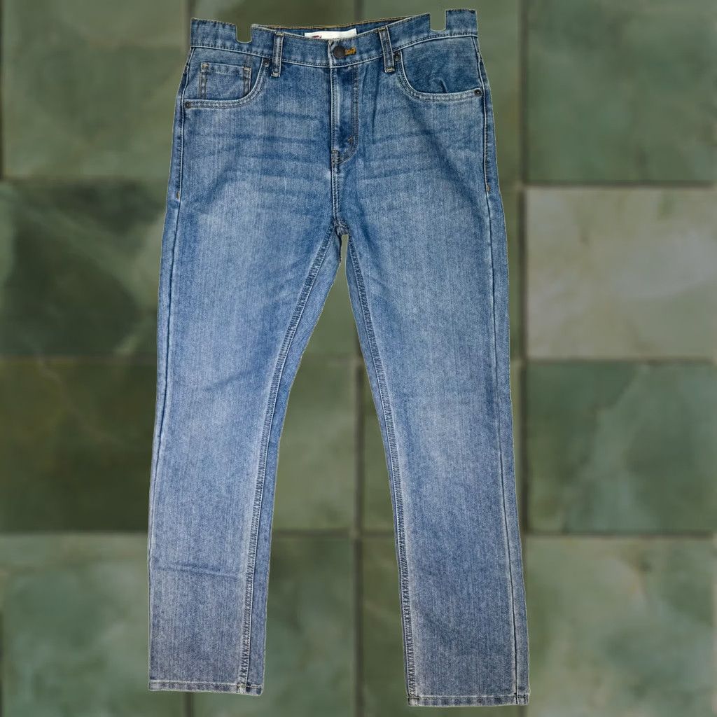 Levi's VINTAGE Levi's 505 Jeans Mens 29x32 Blue Light Wash Straight Denim Mid Rise Size US 29 - 1 Thumbnail