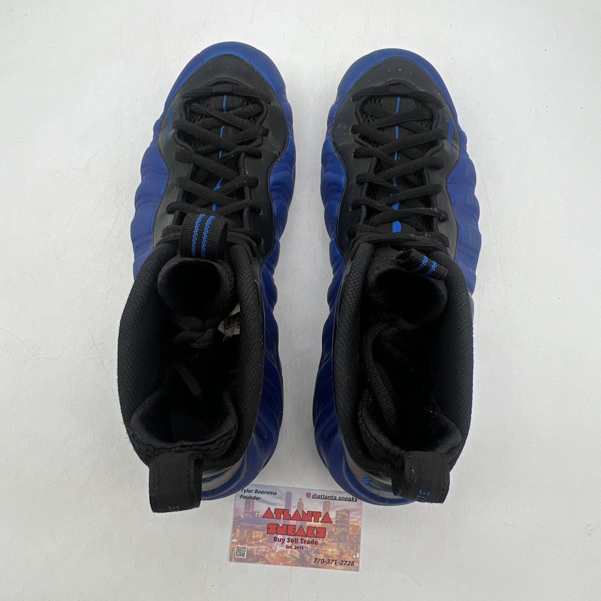 Nike Air Foamposite pro hyper cobalt Size US 11.5 / EU 44-45 - 6 Thumbnail