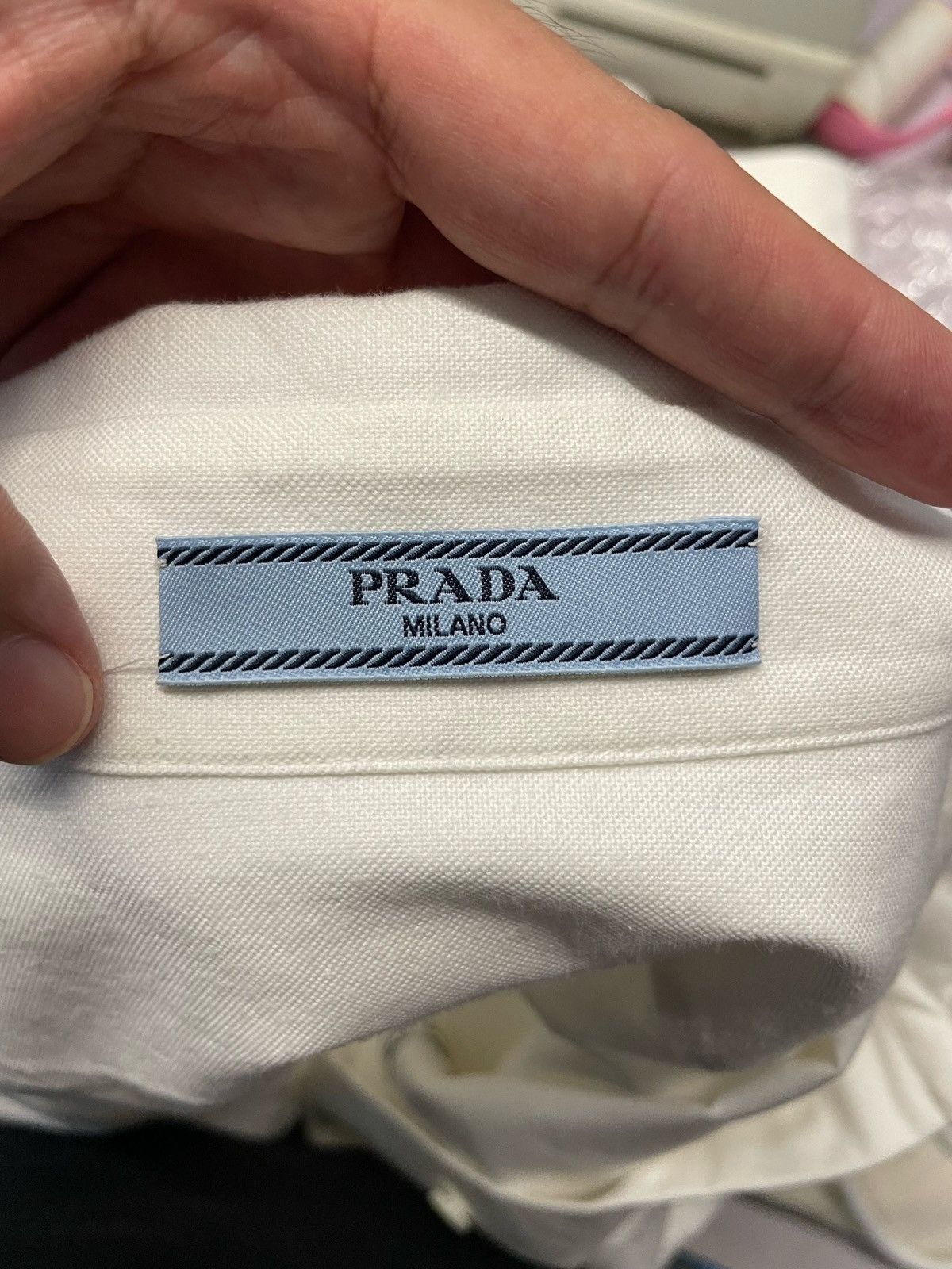Prada Prada Camicia Button-Up Shirt Size US L / EU 52-54 / 3 - 4 Thumbnail