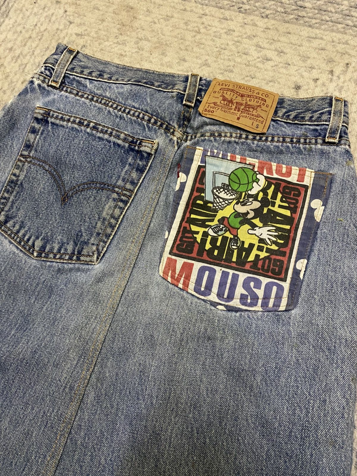 Custommade × Levi's Made & Crafted × Levi's Vintage Clothing Vintage Levis 560 RAW SEAM SKIRT CUSTOM Size 28" / US 6 / IT 42 - 4 Thumbnail