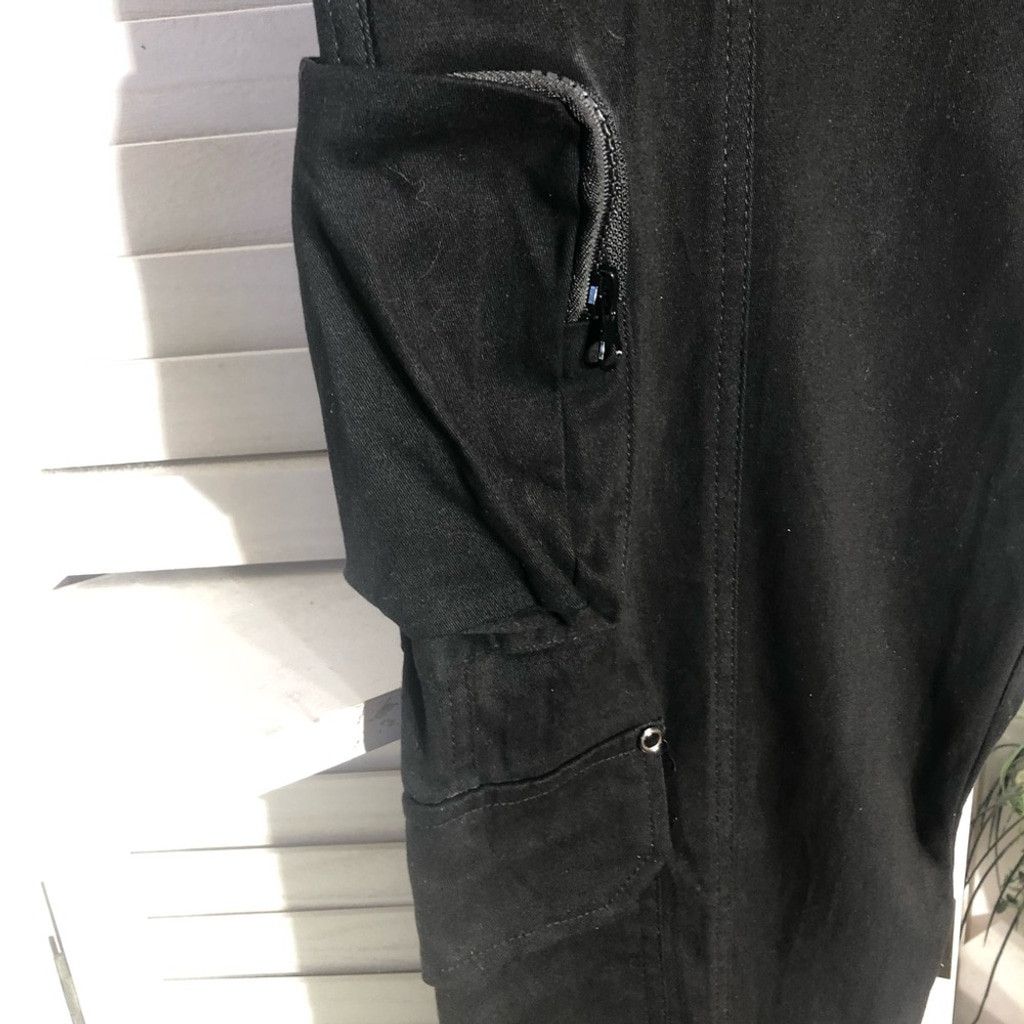 Hot Topic NWT Hot Topic black pants goth zipper cargo cotton Sz 32 X34 Size US 32 / EU 48 - 5 Thumbnail