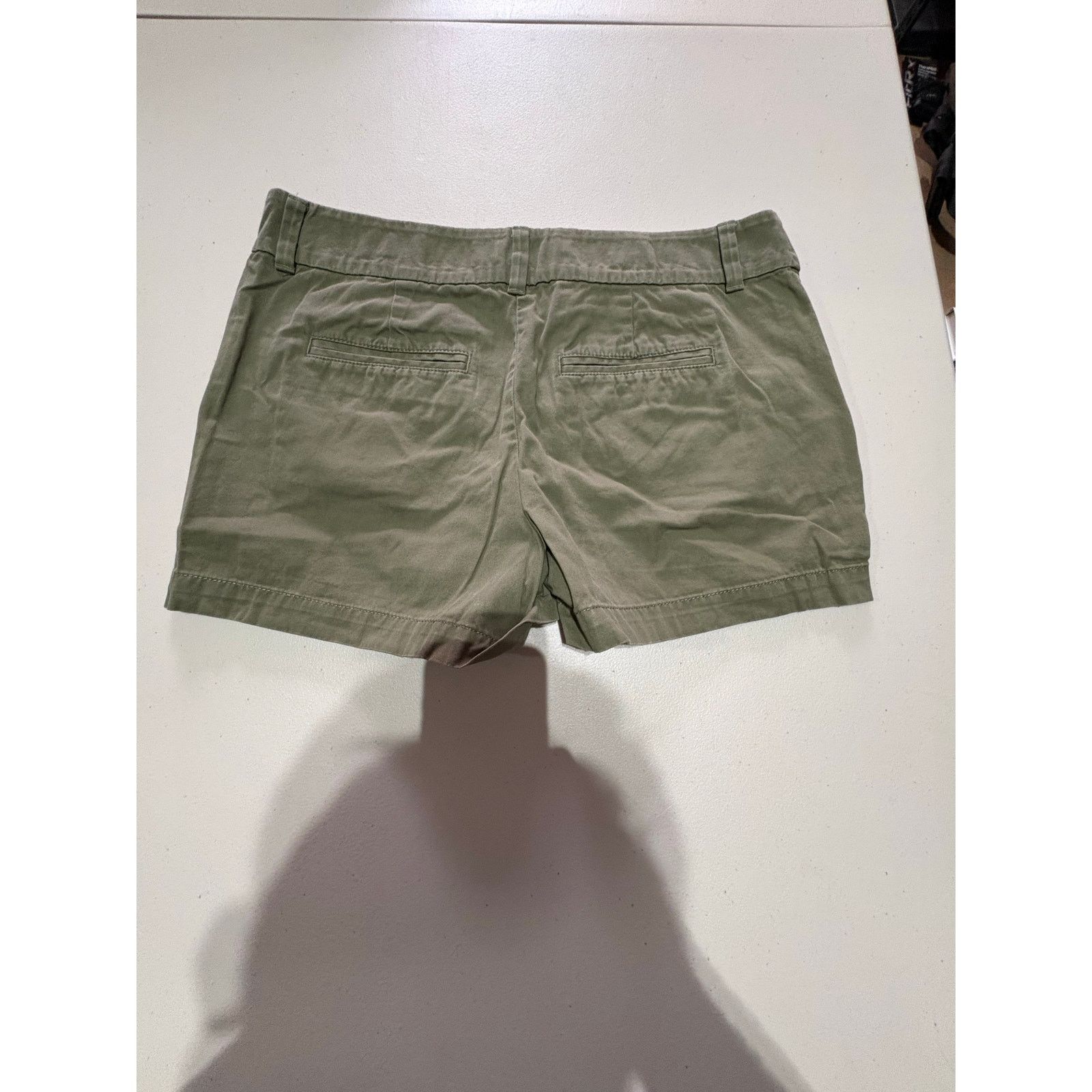 Loft LOFT Women’s Olive Green Chino Shorts Size 4 Short Casual Size 27" / US 4 / IT 40 - 4 Thumbnail