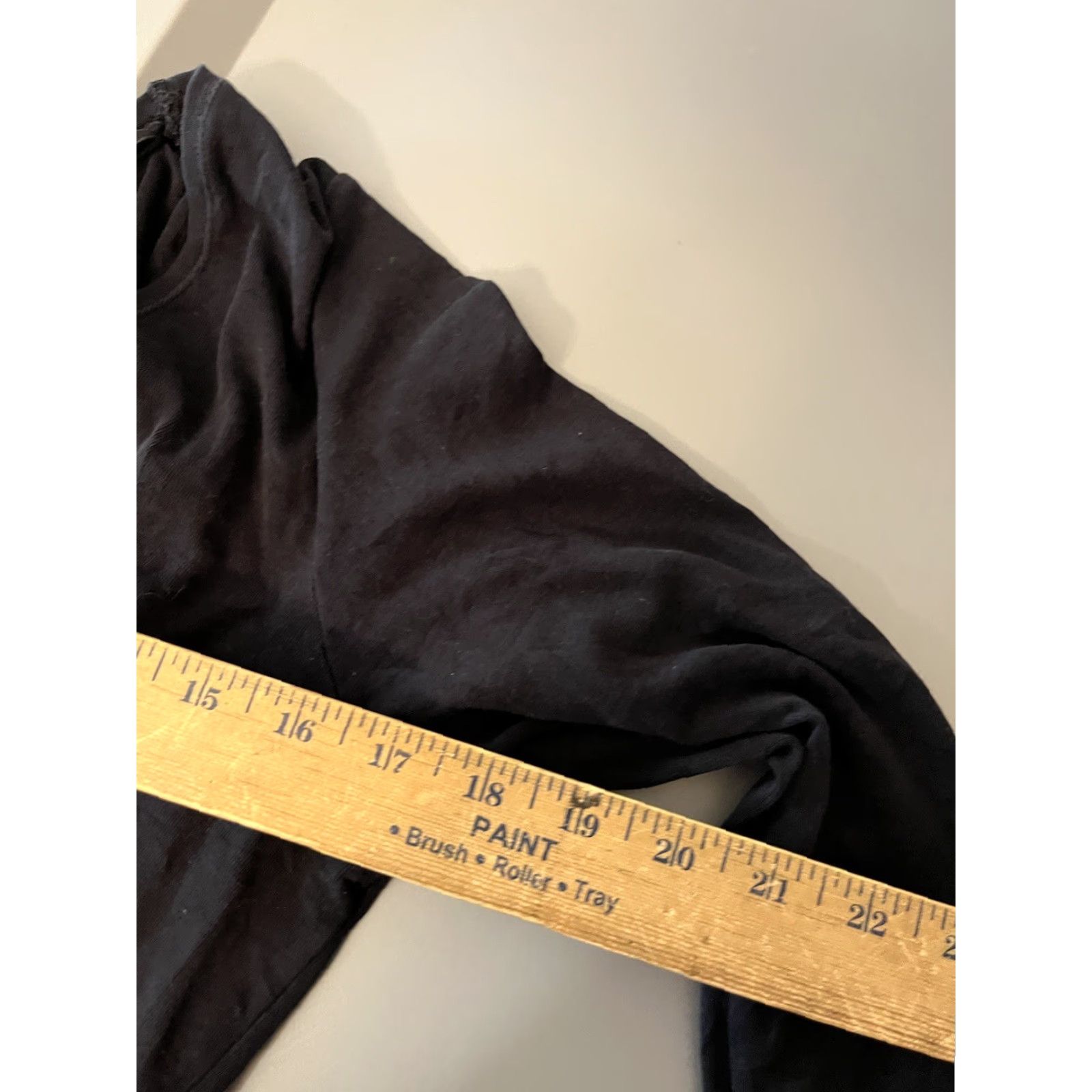 H&M H&M Shirt Women XL Black Long Sleeve V-Neck Organic Cotton Regular Fit Womens Size XL / US 12-14 / IT 48-50 - 5 Thumbnail
