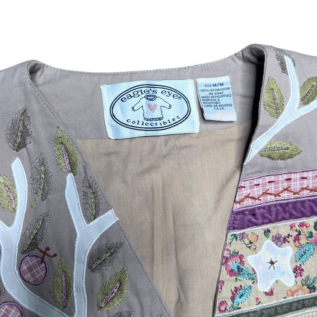 Other Eagle’s Eye Collectibles Fruit Tree Farm Embroidered Vest Size M / US 6-8 / IT 42-44 - 3 Thumbnail