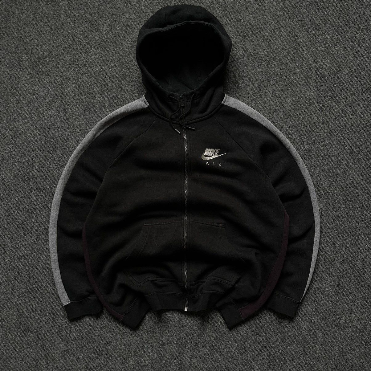 Nike VTG Nike Air Zip Hoodie Size XL Distressed Lost Color Y2K Size US XL / EU 56 / 4 - 3 Thumbnail