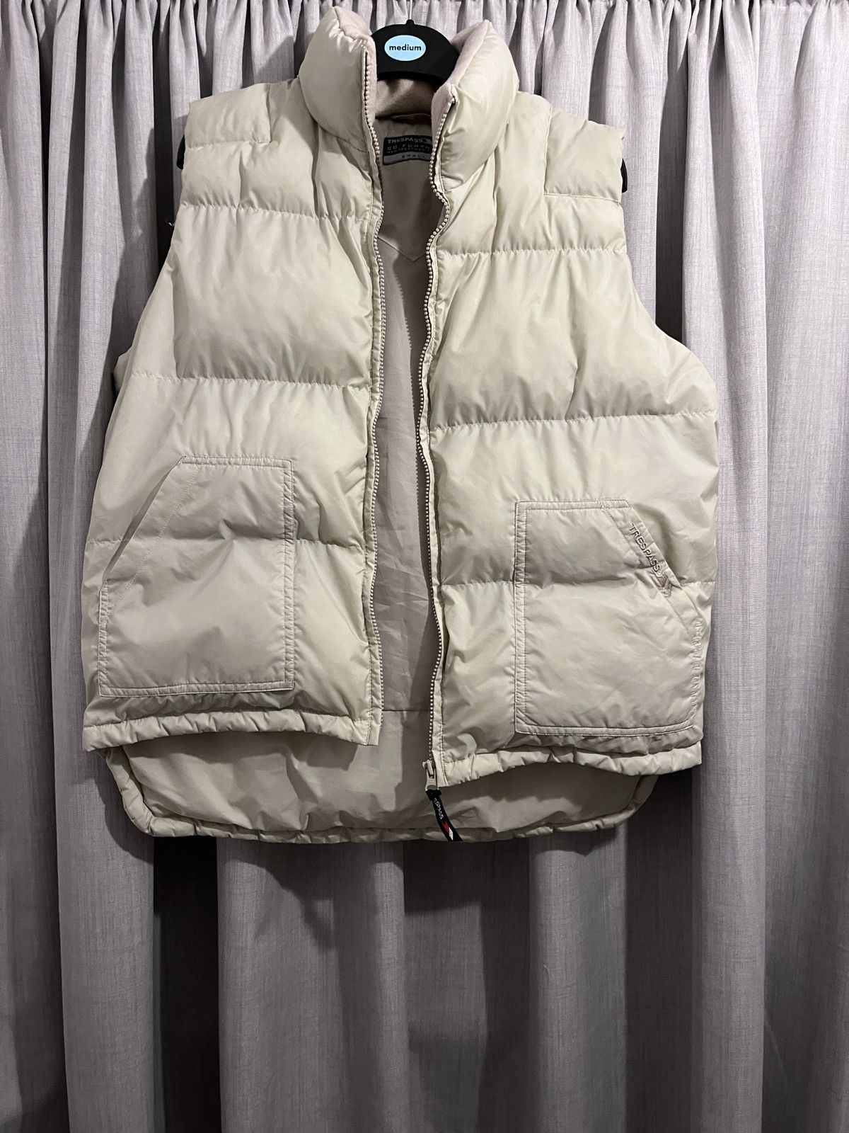 Vintage Body warmer white coat. Size US M / EU 48-50 / 2 - 5 Thumbnail