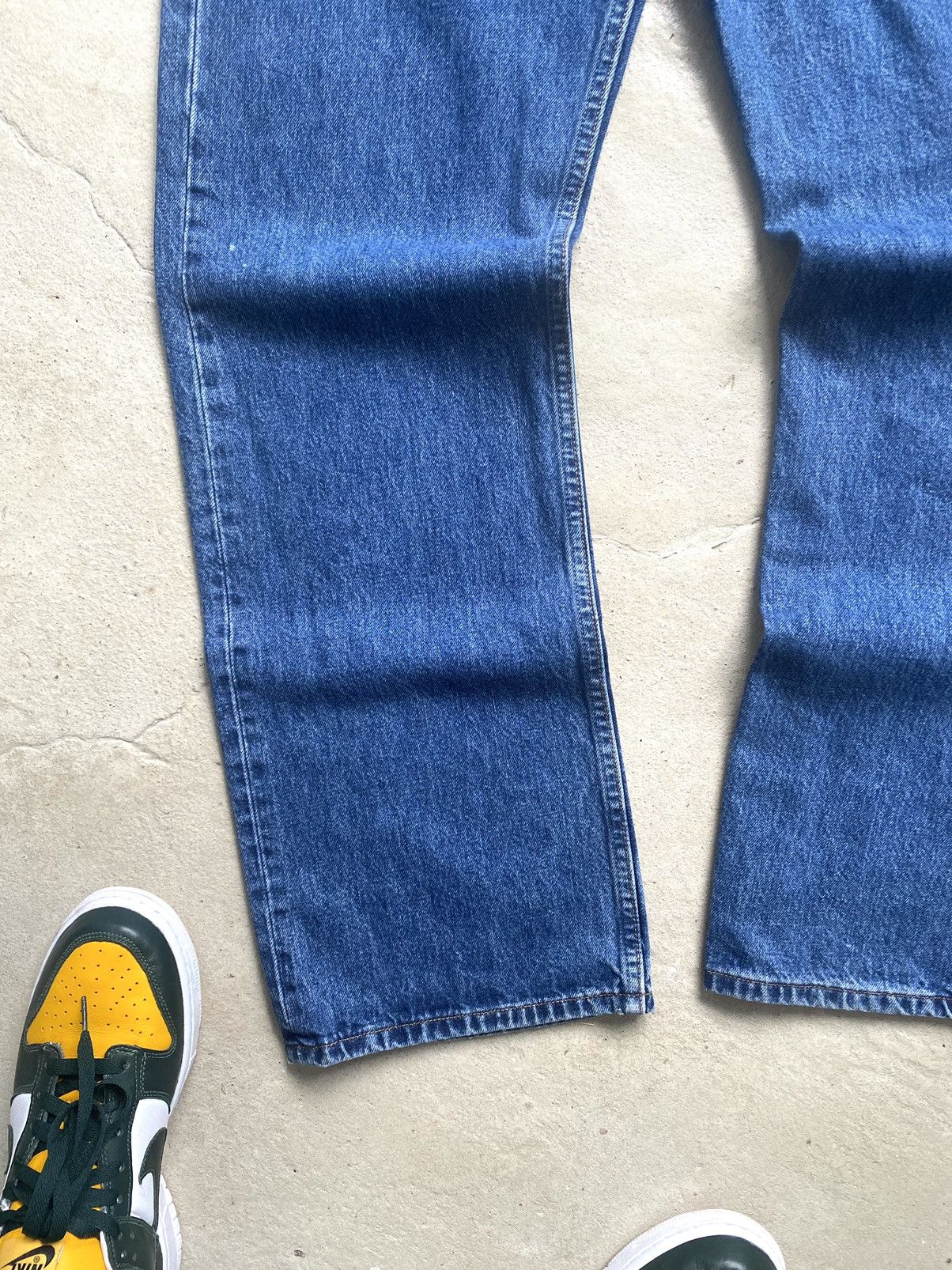 Levi's Vintage 90s Levi's 501 Washed Blue Denim Jeans Size US 36 / EU 52 - 7 Thumbnail