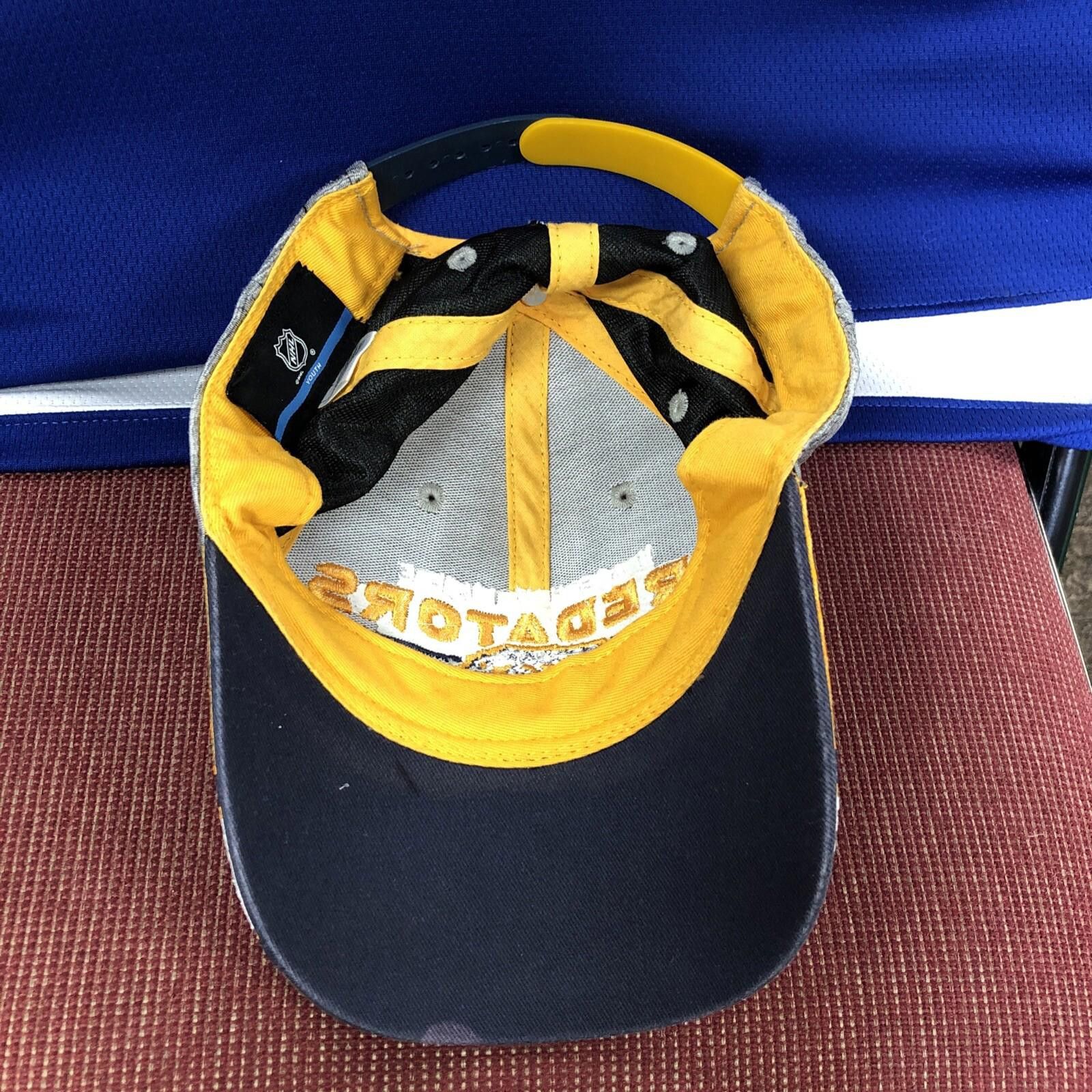NHL Nashville Predators NHL Hat Youth Adjustable Faux Snakeskin Size ONE SIZE - 5 Thumbnail